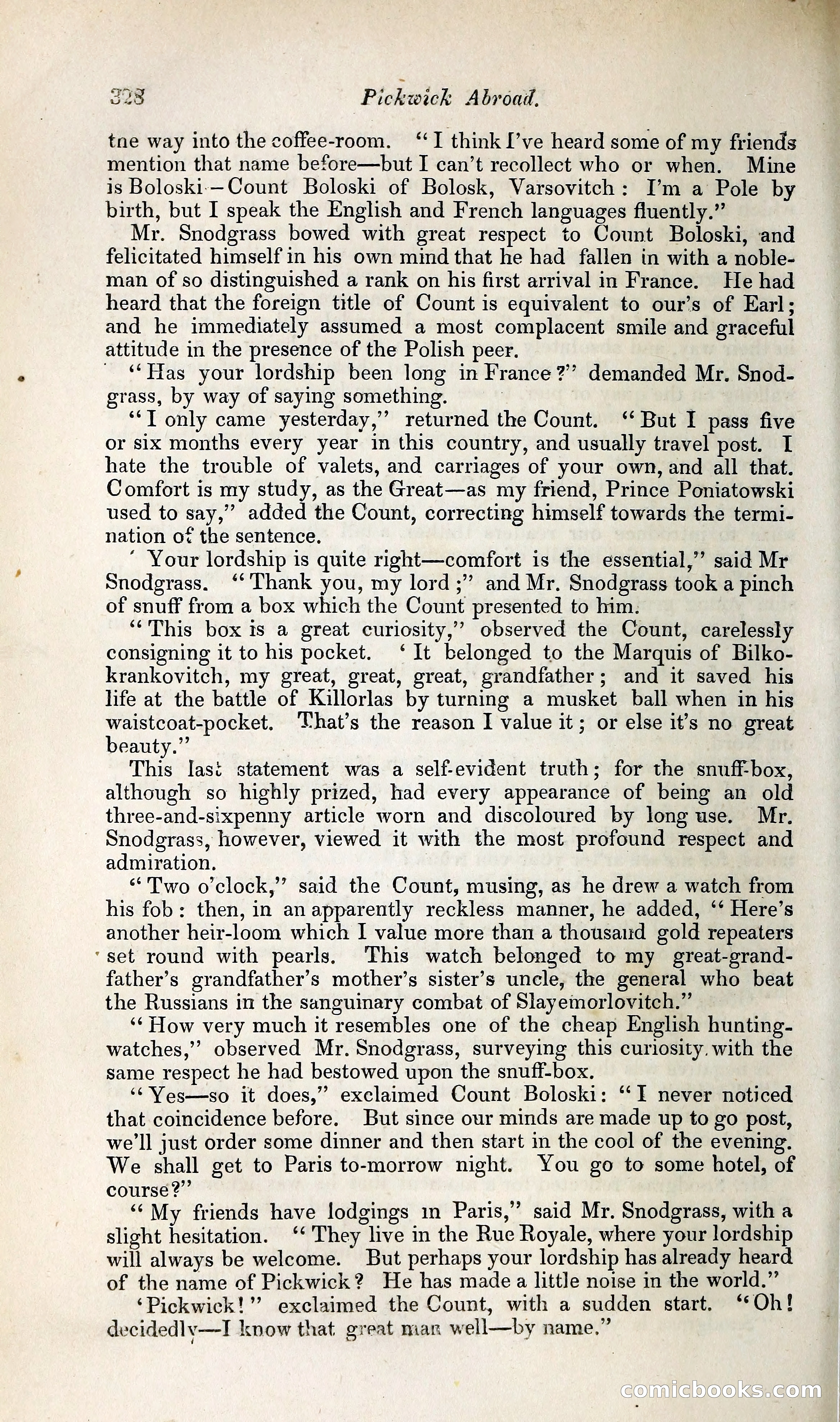 Pickwick Abroad: or, The Tour in France — page 395 of 400