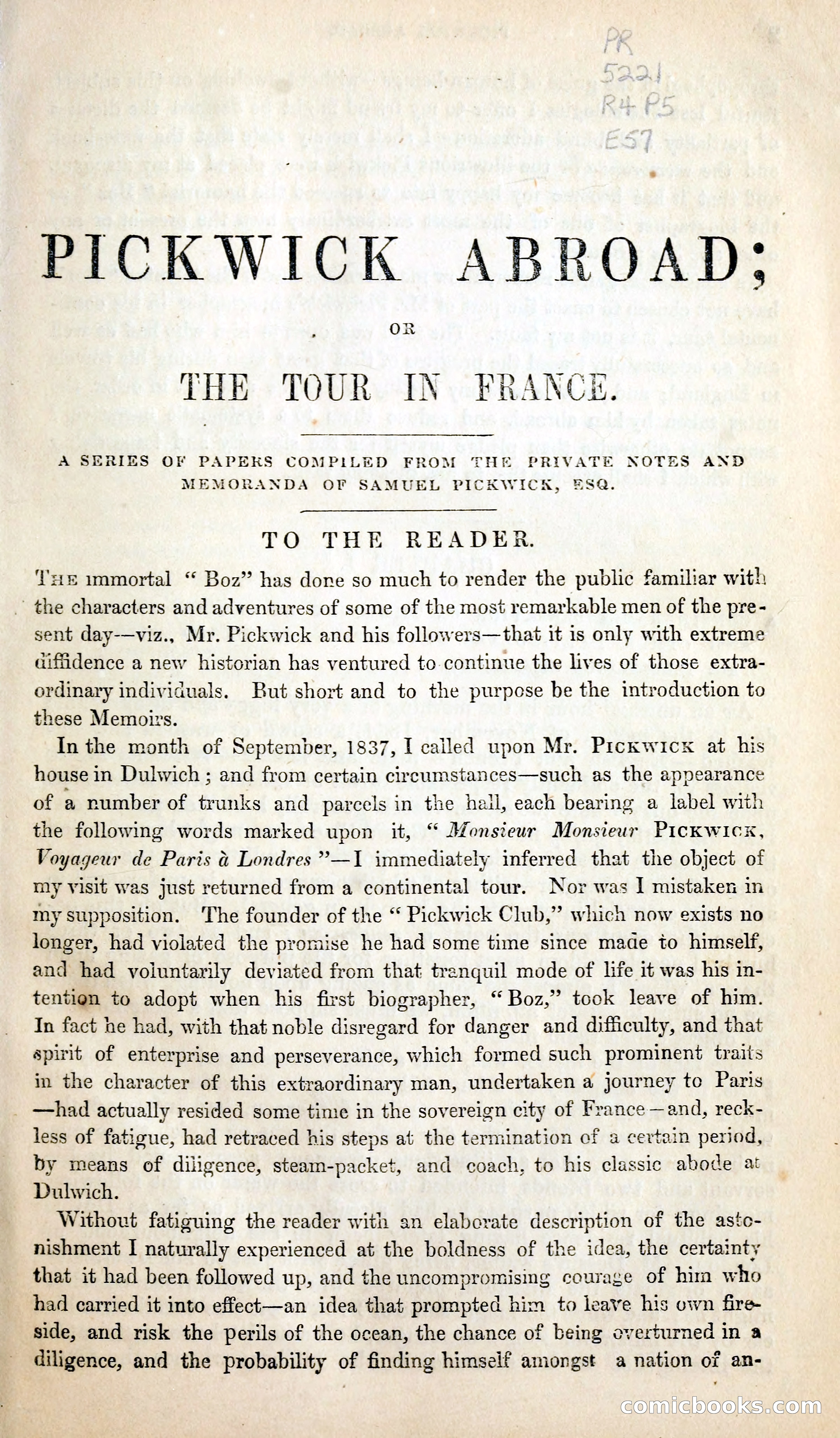 Pickwick Abroad; or, The Tour in France — page 14 of 400