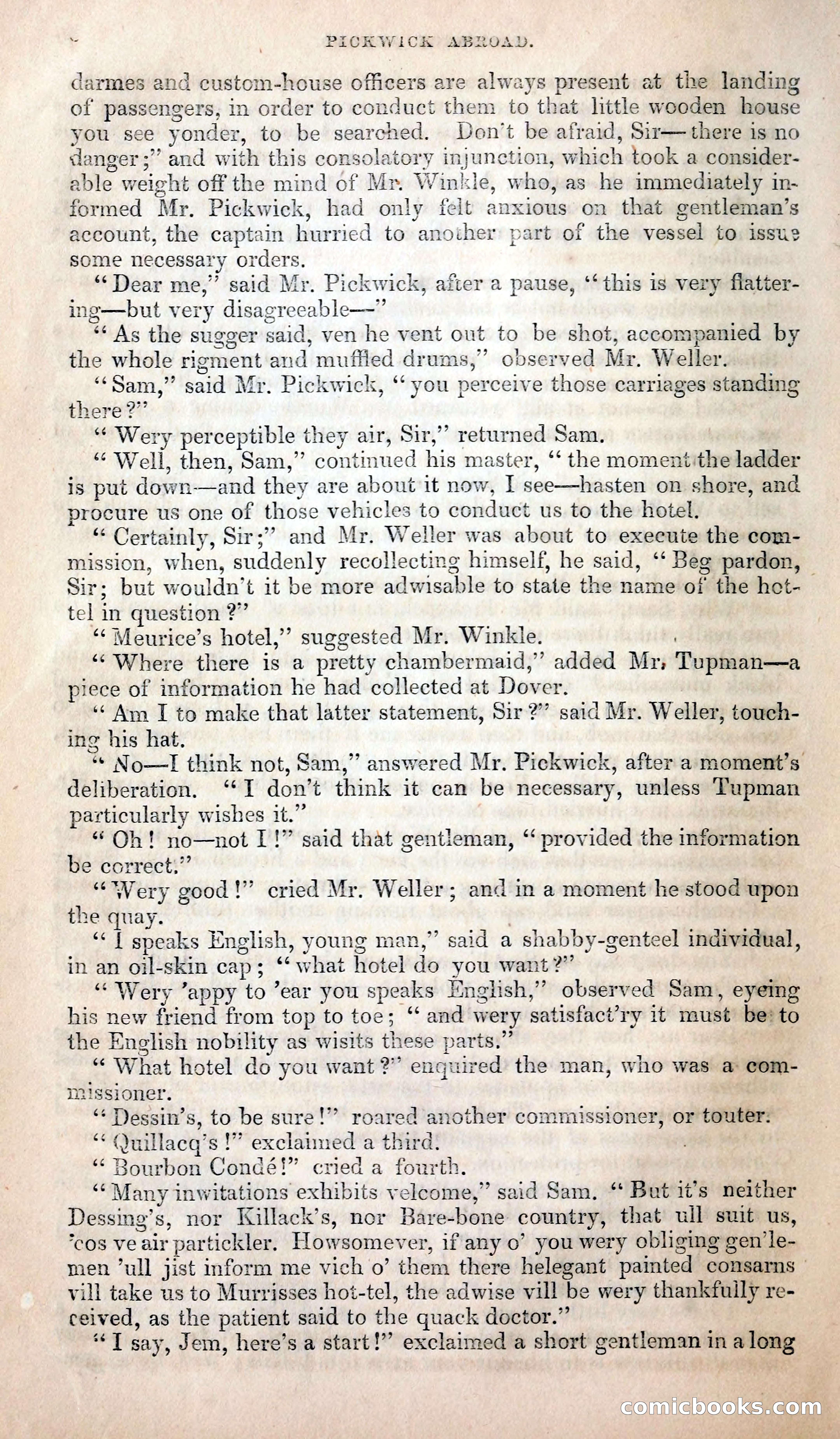 Pickwick Abroad; or, The Tour in France — page 19 of 400