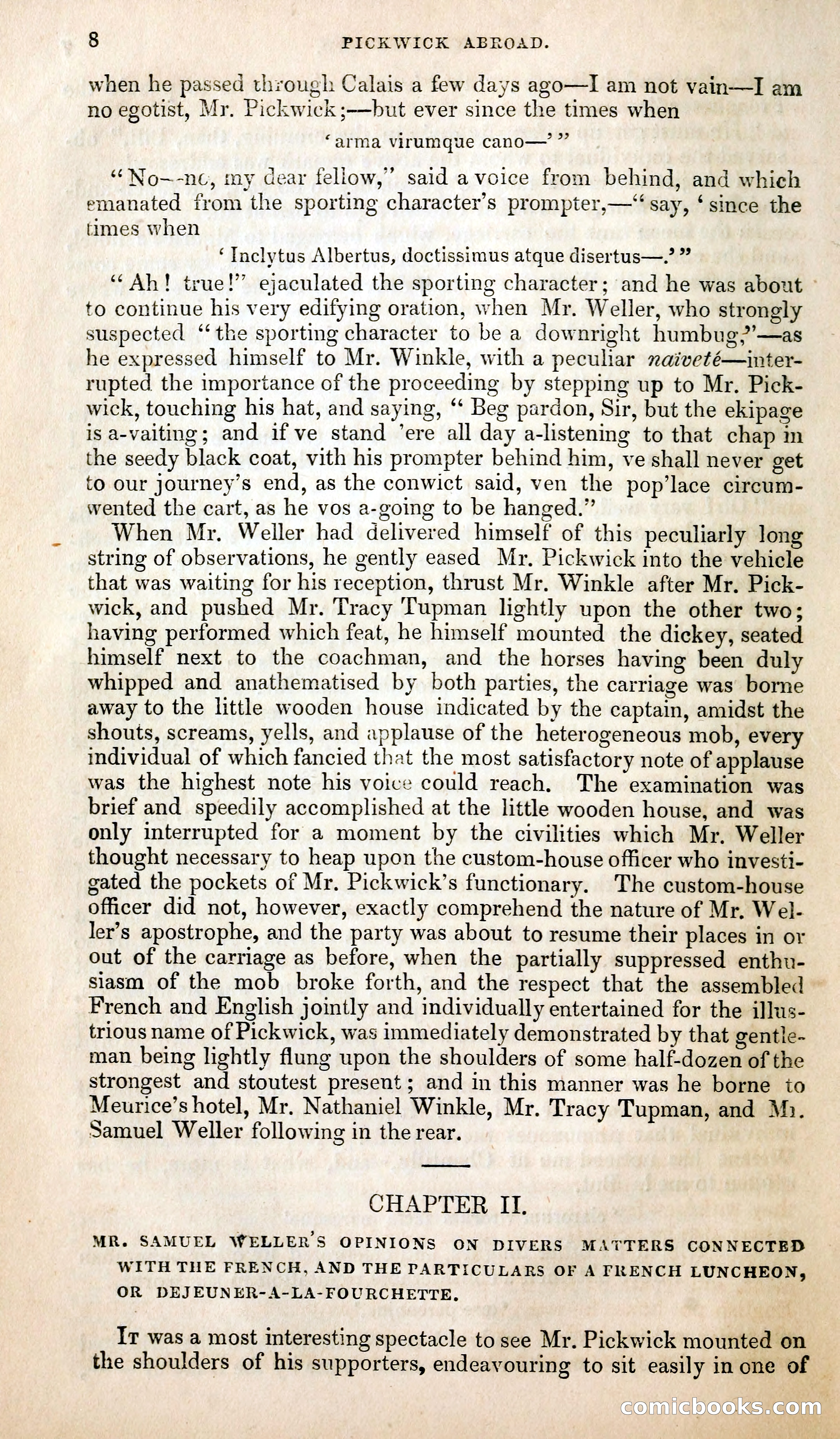 Pickwick Abroad; or, The Tour in France — page 21 of 400