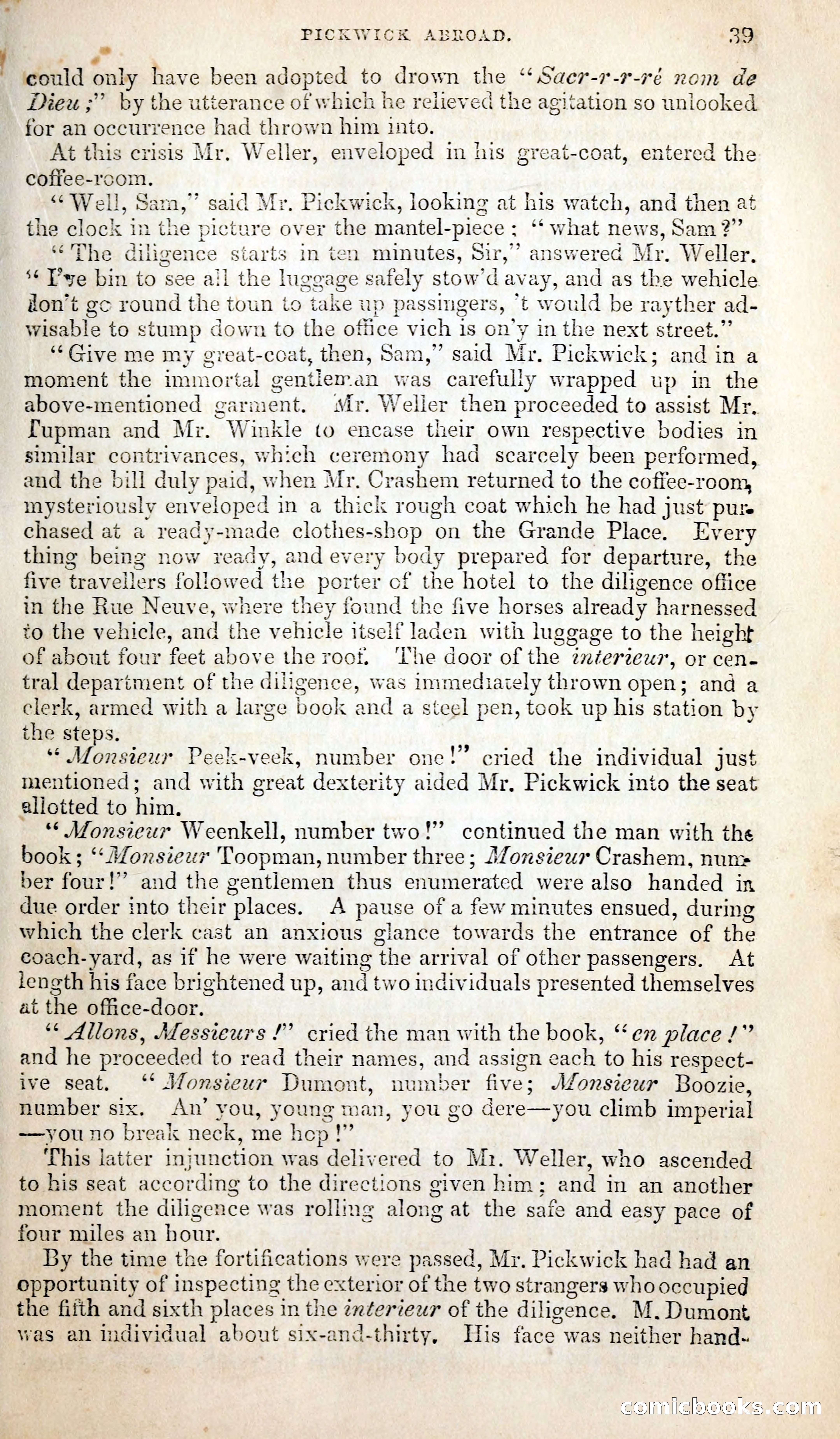 Pickwick Abroad; or, The Tour in France — page 52 of 400