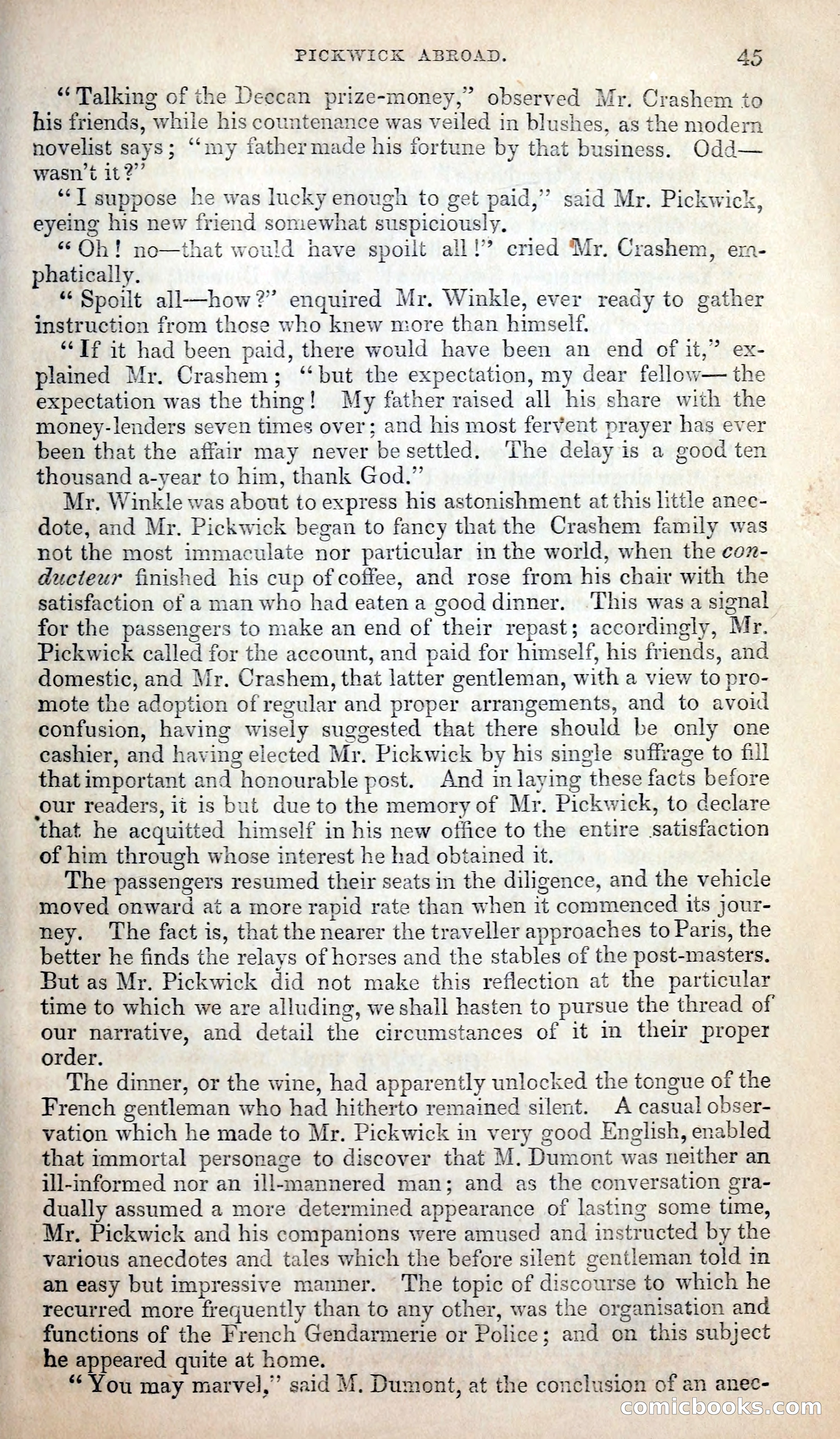 Pickwick Abroad; or, The Tour in France — page 58 of 400