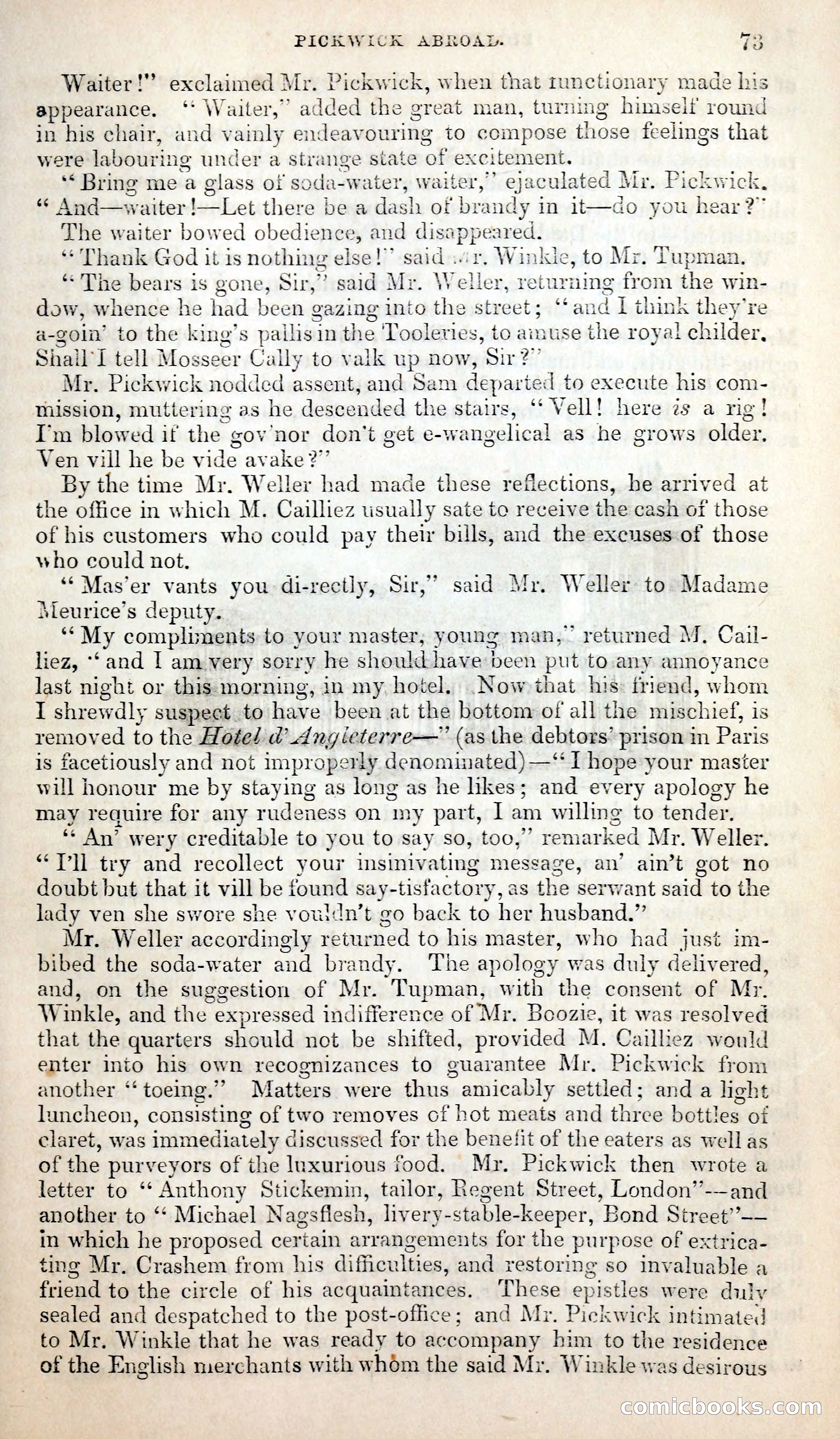 Pickwick Abroad; or, The Tour in France — page 86 of 400