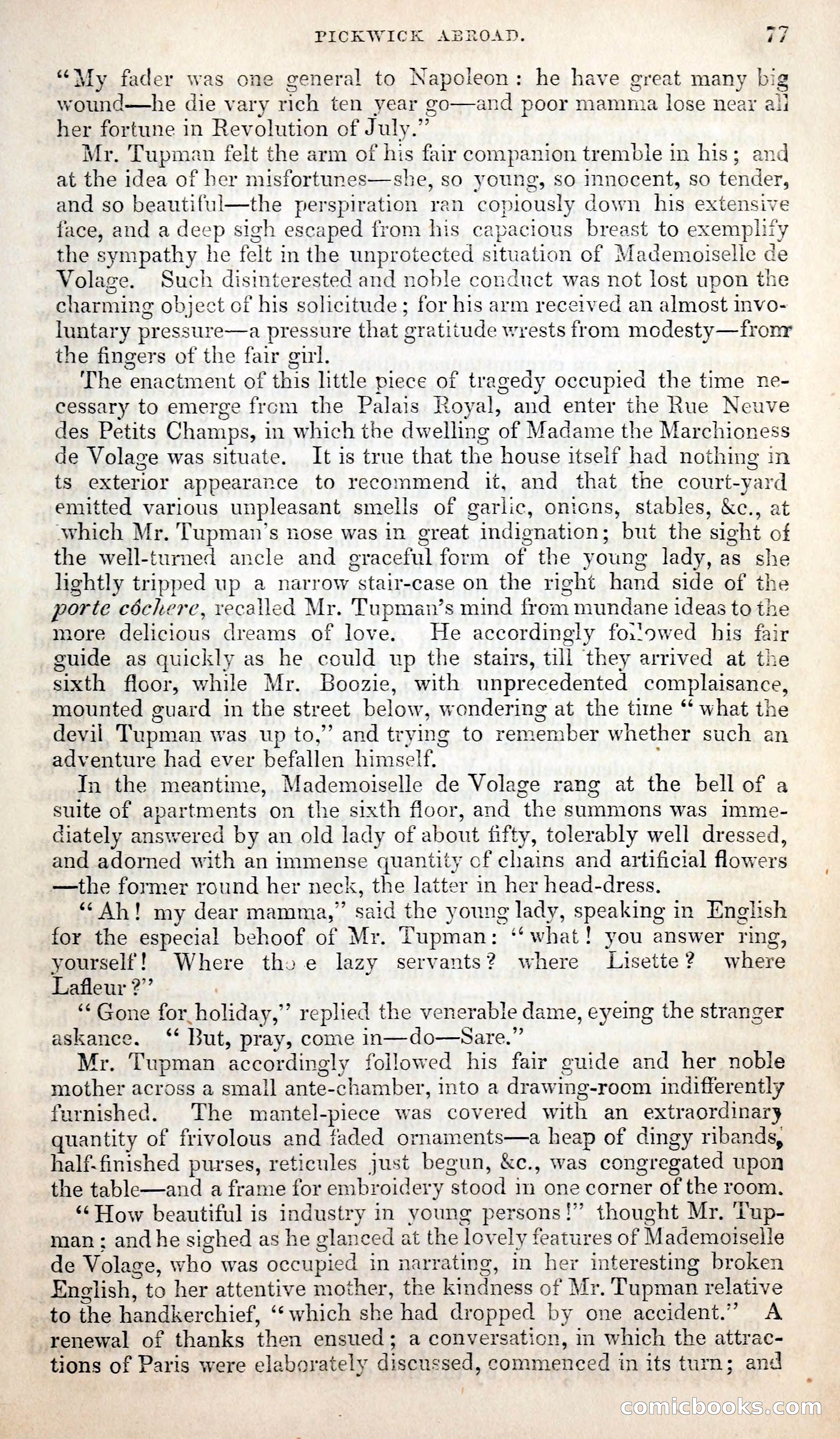 Pickwick Abroad; or, The Tour in France — page 90 of 400