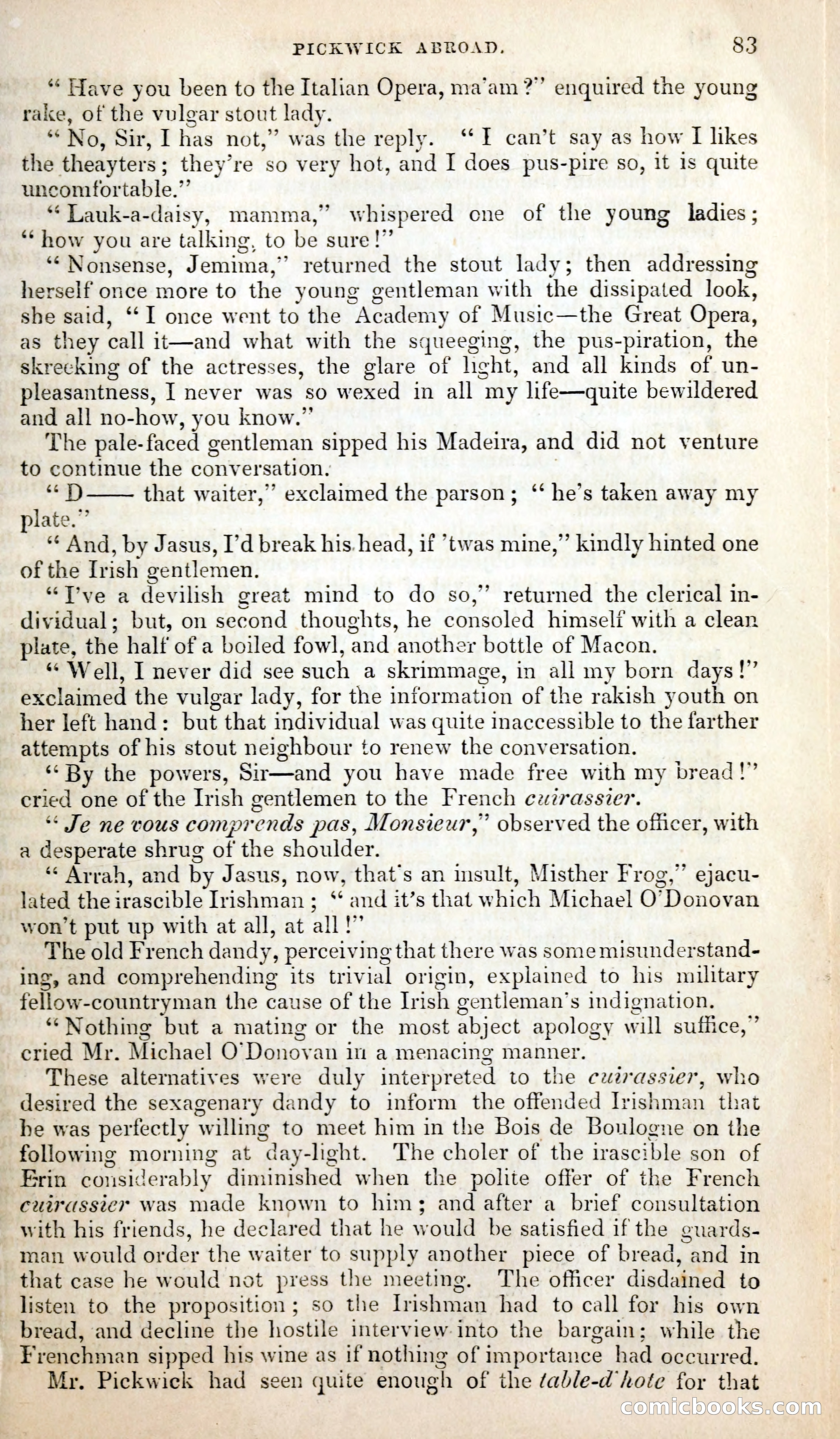 Pickwick Abroad; or, The Tour in France — page 96 of 400