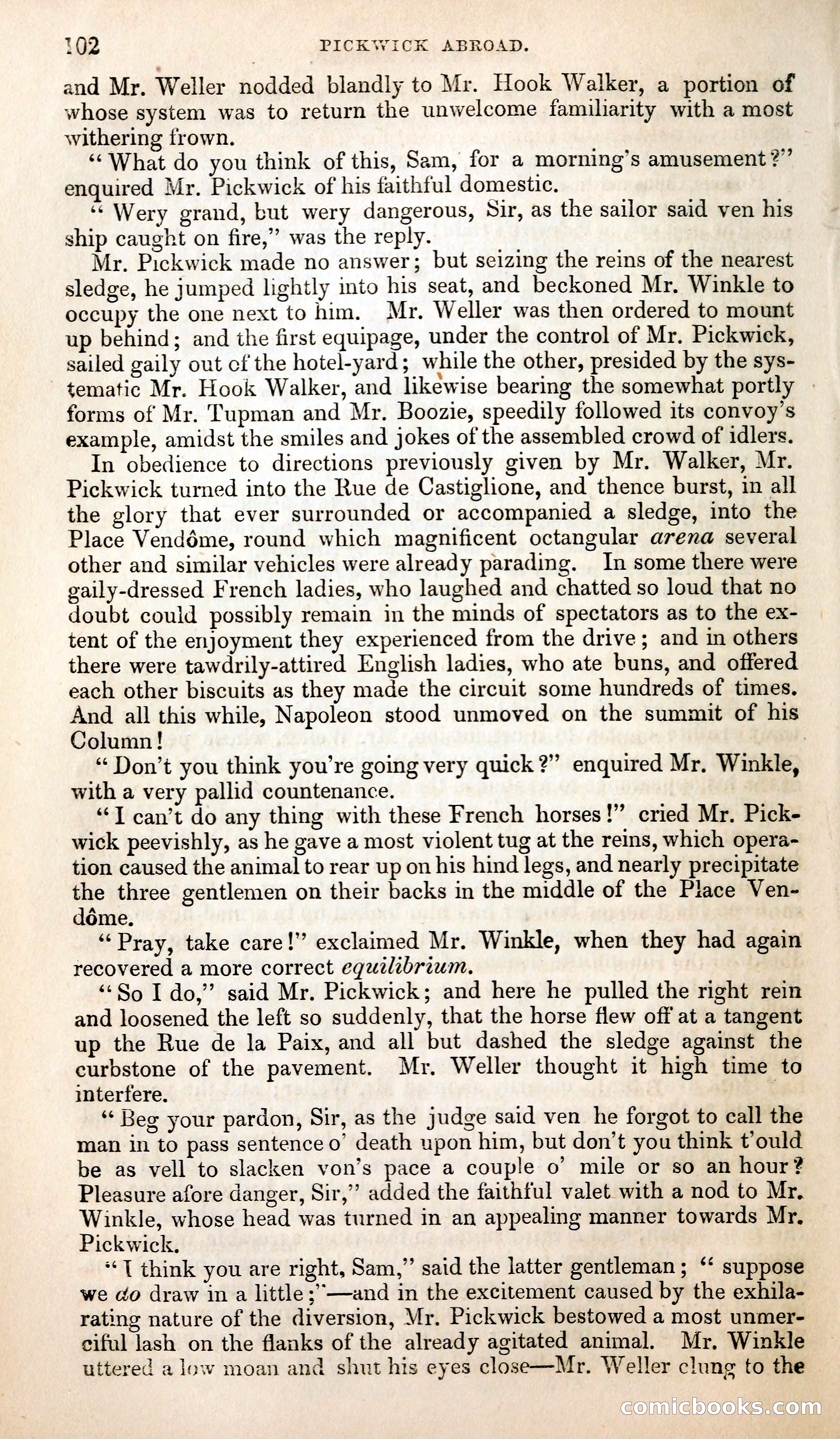 Pickwick Abroad; or, The Tour in France — page 115 of 400