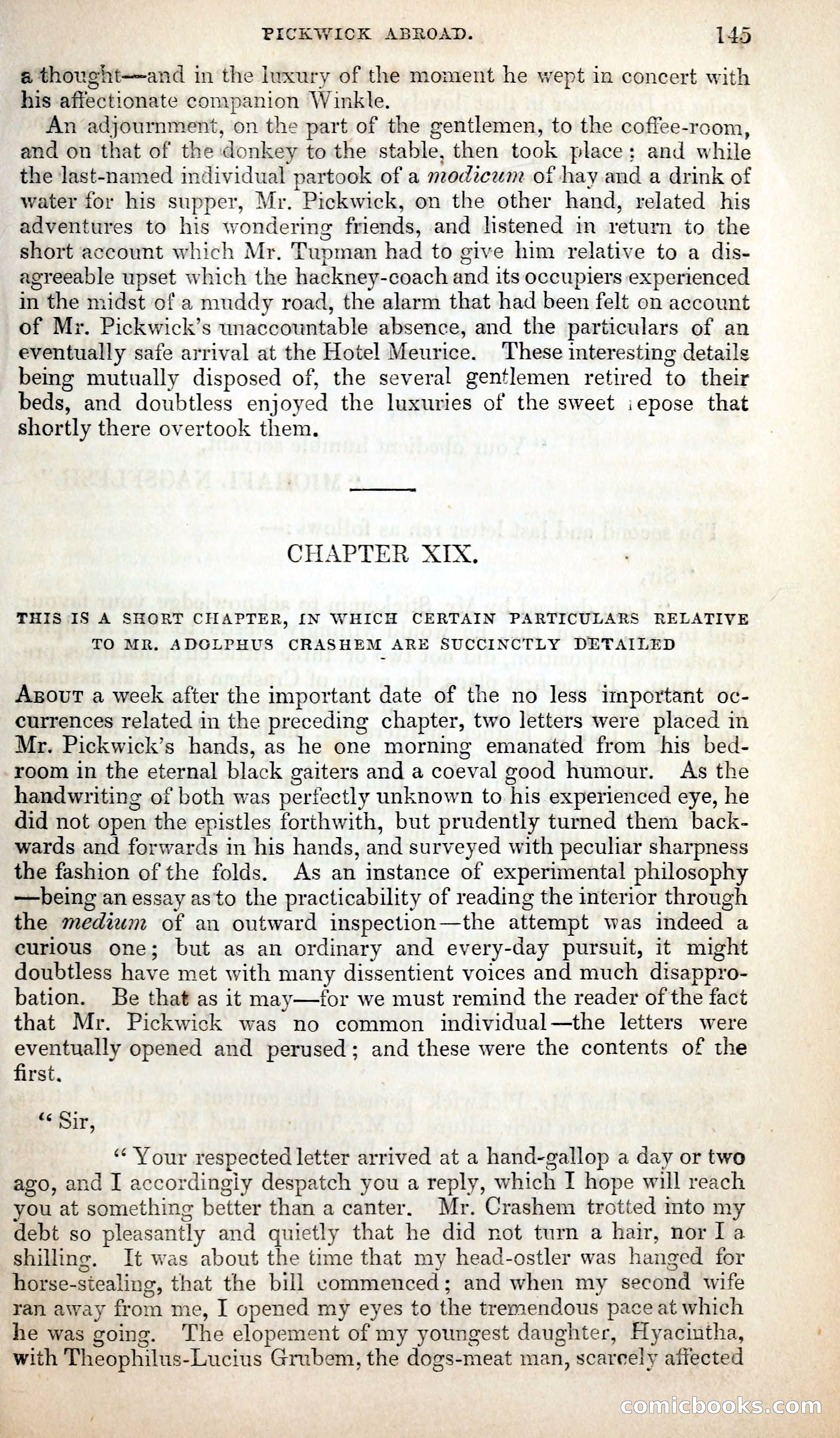 Pickwick Abroad; or, The Tour in France — page 158 of 400