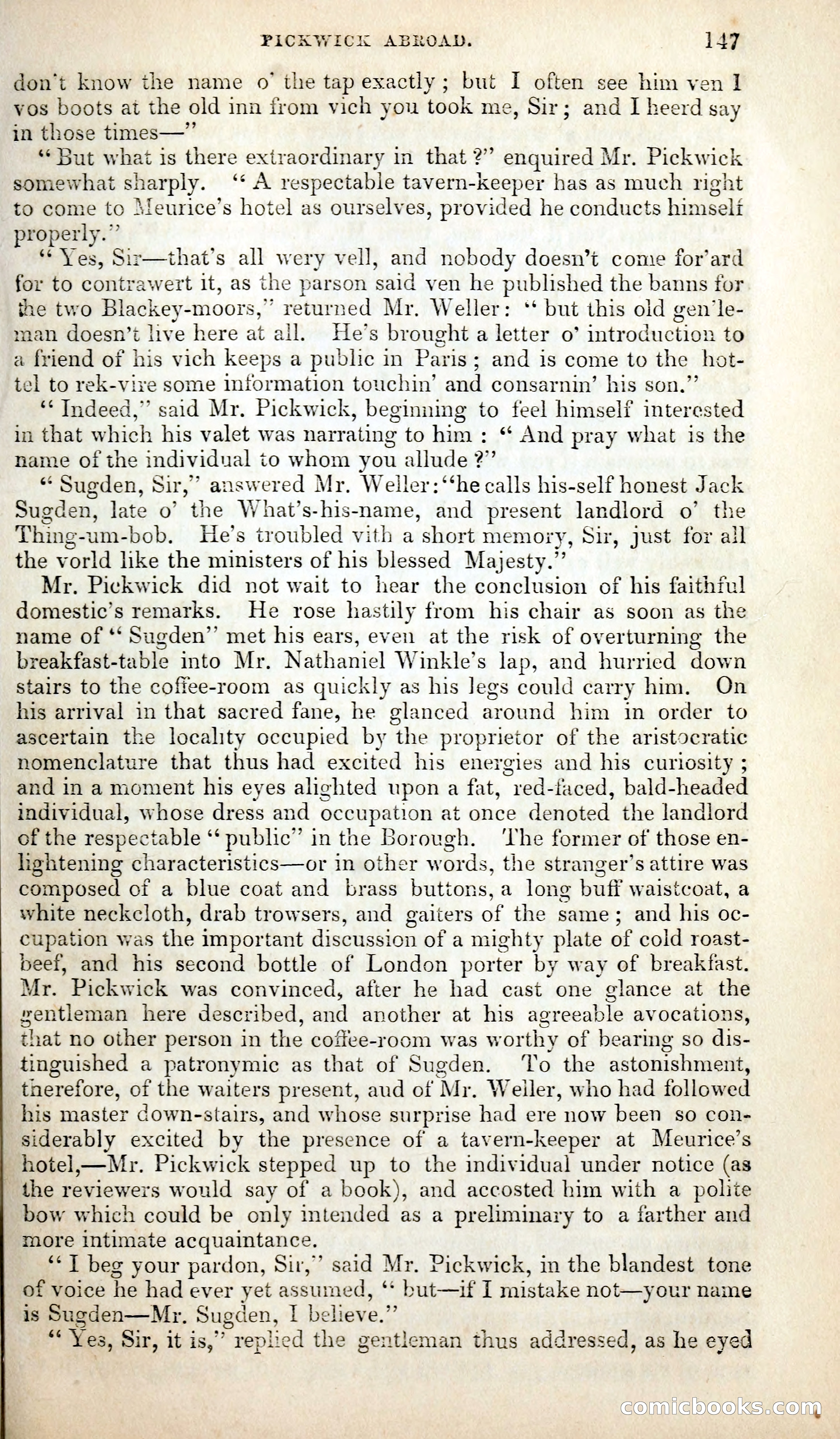 Pickwick Abroad; or, The Tour in France — page 160 of 400