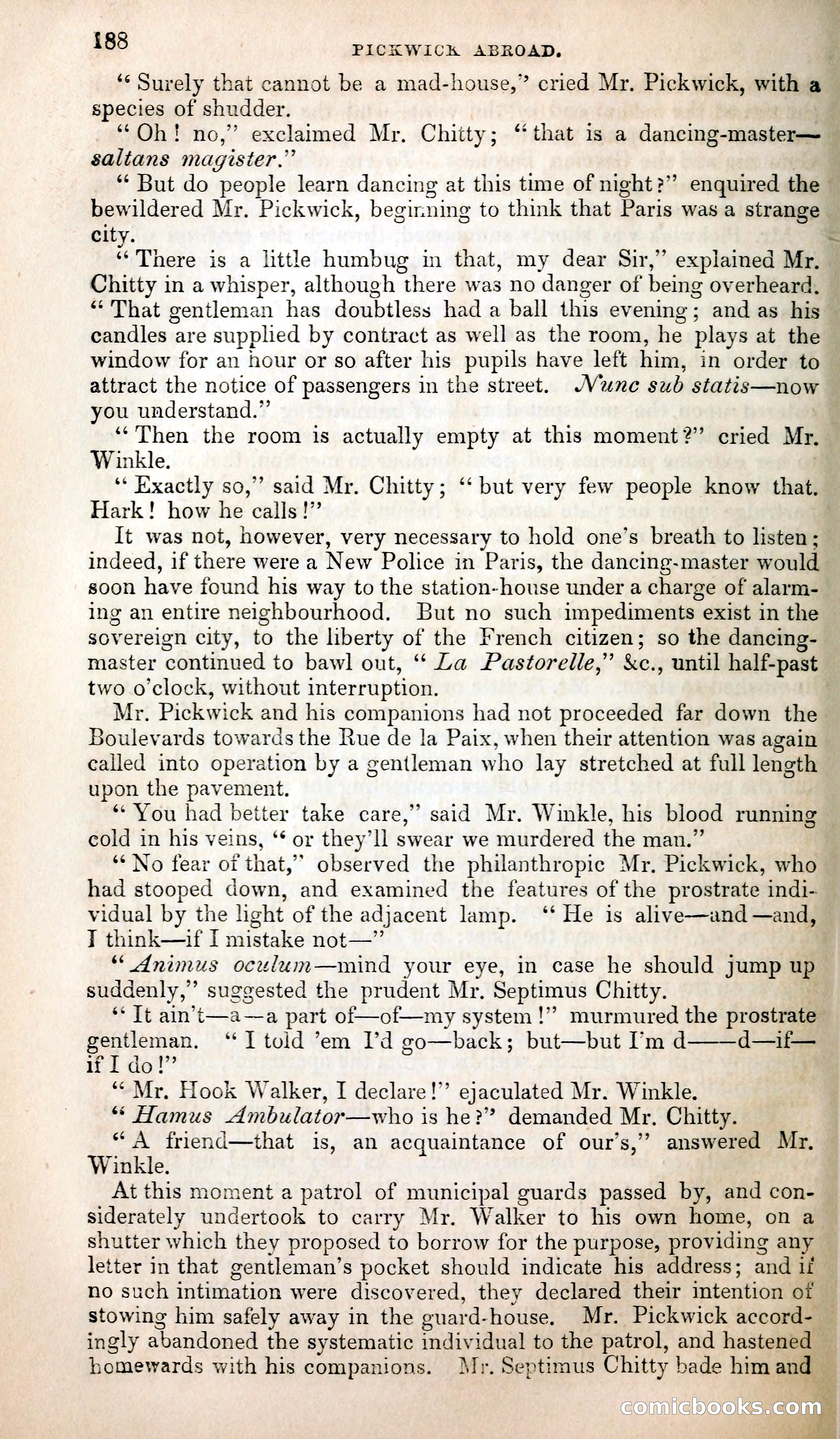 Pickwick Abroad; or, The Tour in France — page 201 of 400