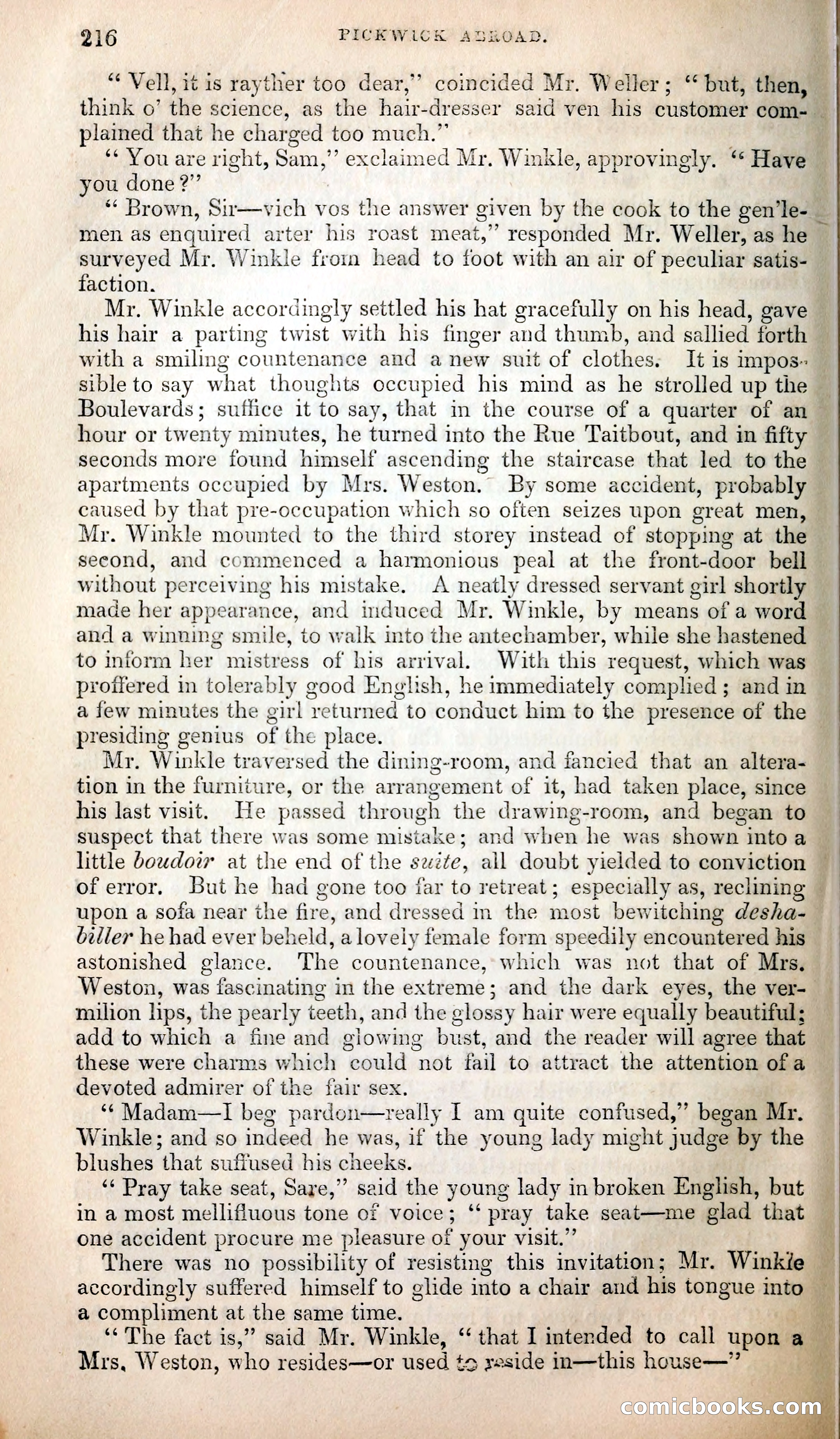 Pickwick Abroad; or, The Tour in France — page 229 of 400