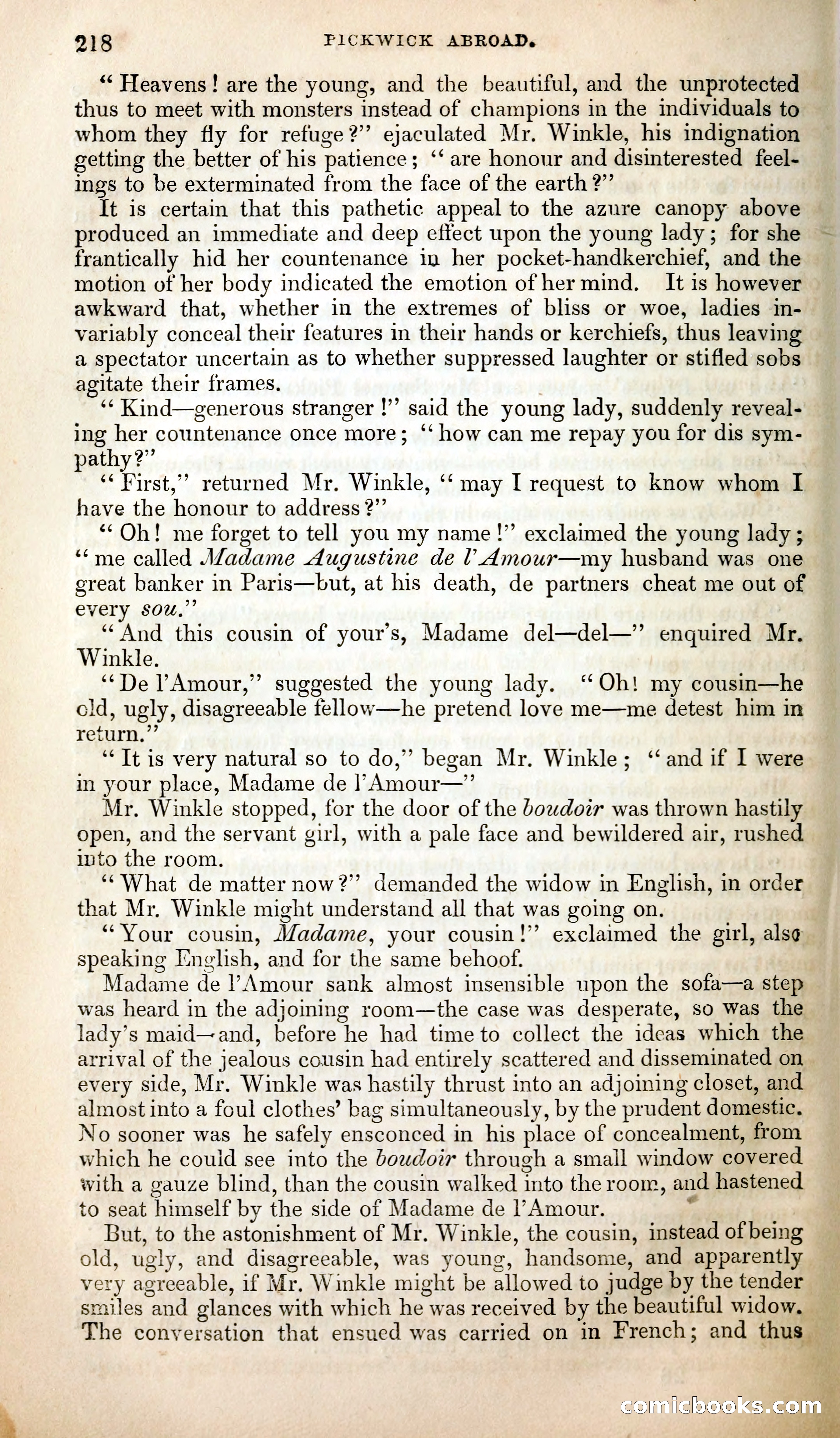 Pickwick Abroad; or, The Tour in France — page 231 of 400