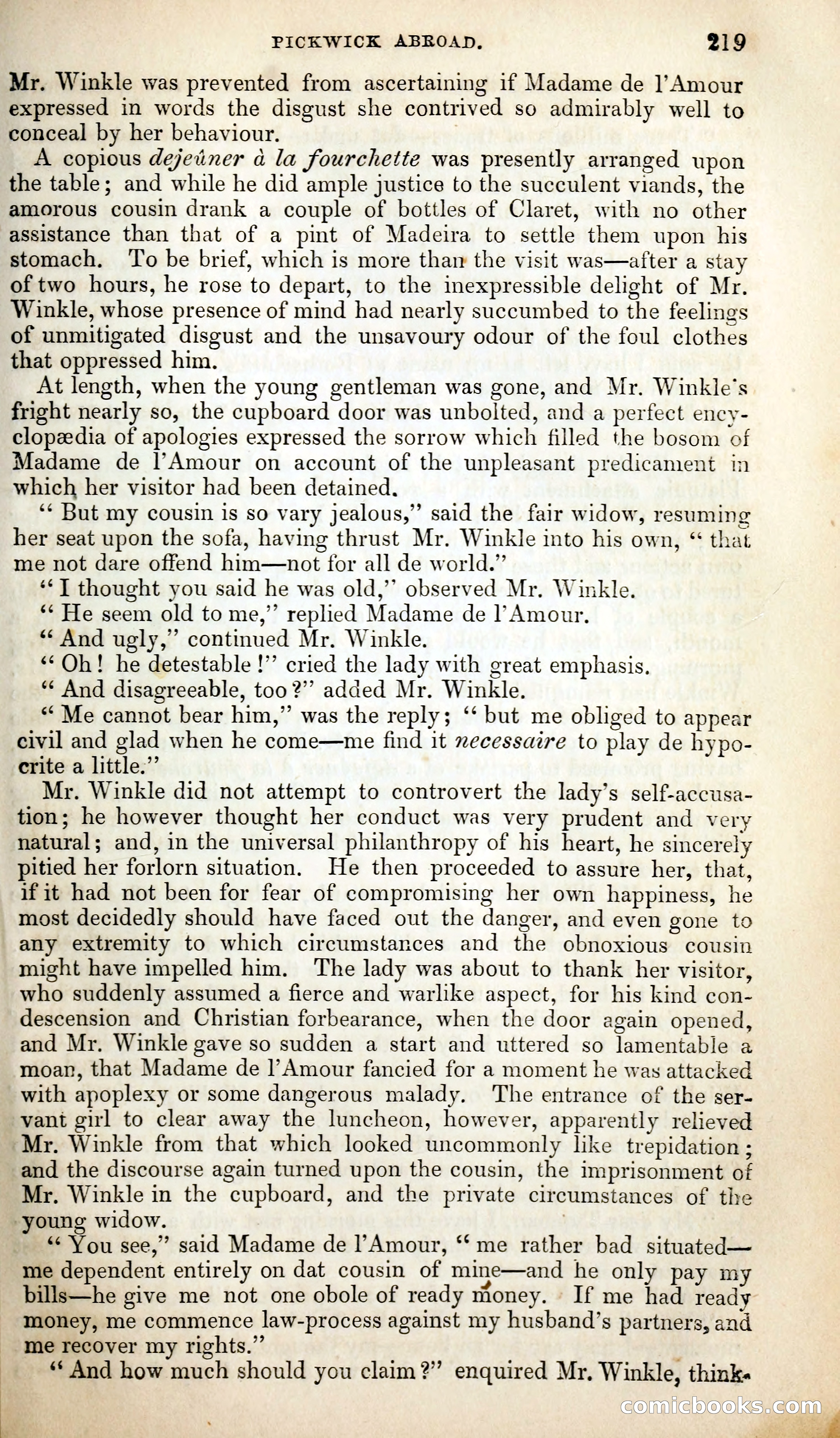 Pickwick Abroad; or, The Tour in France — page 232 of 400