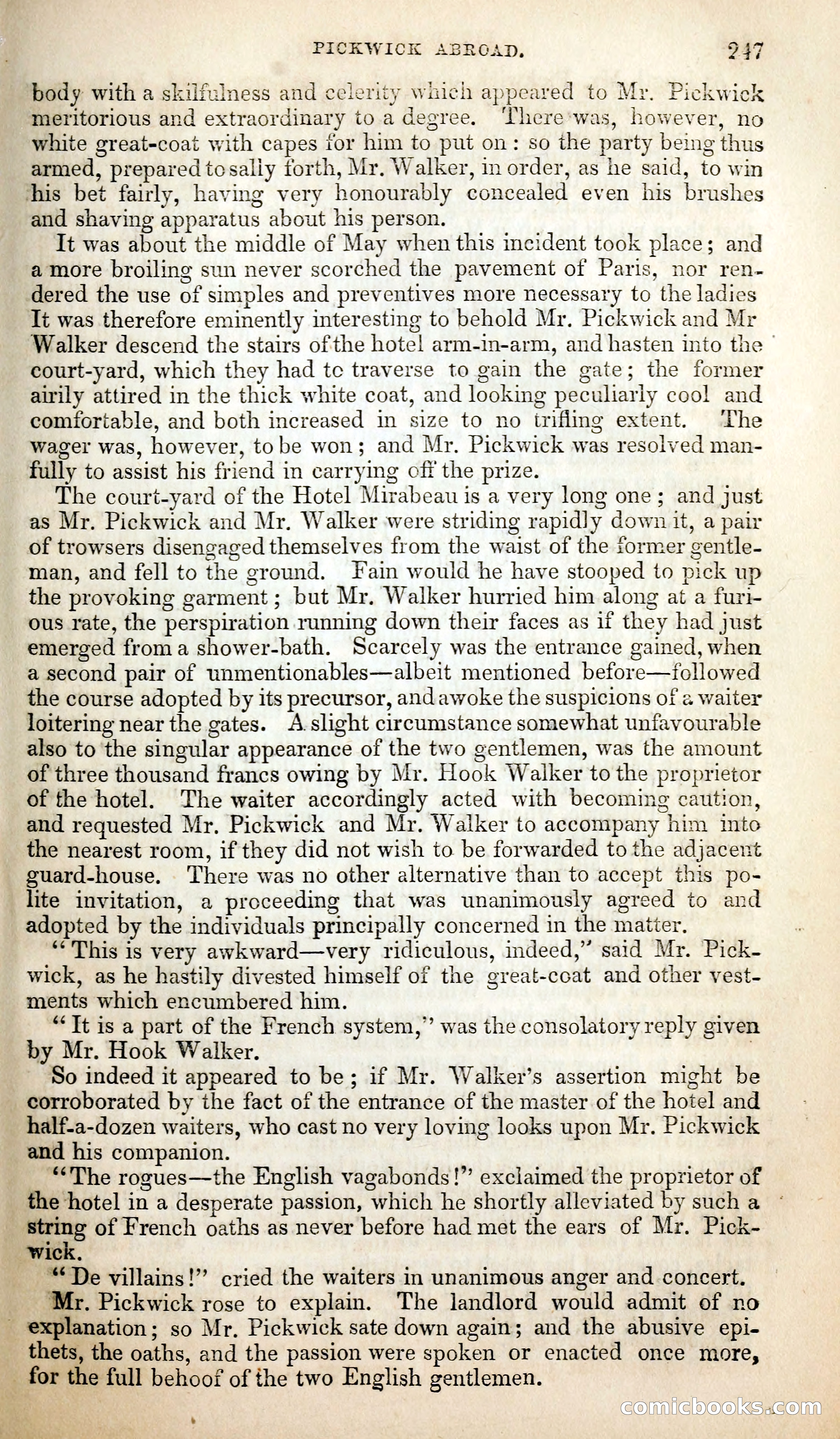 Pickwick Abroad; or, The Tour in France — page 260 of 400