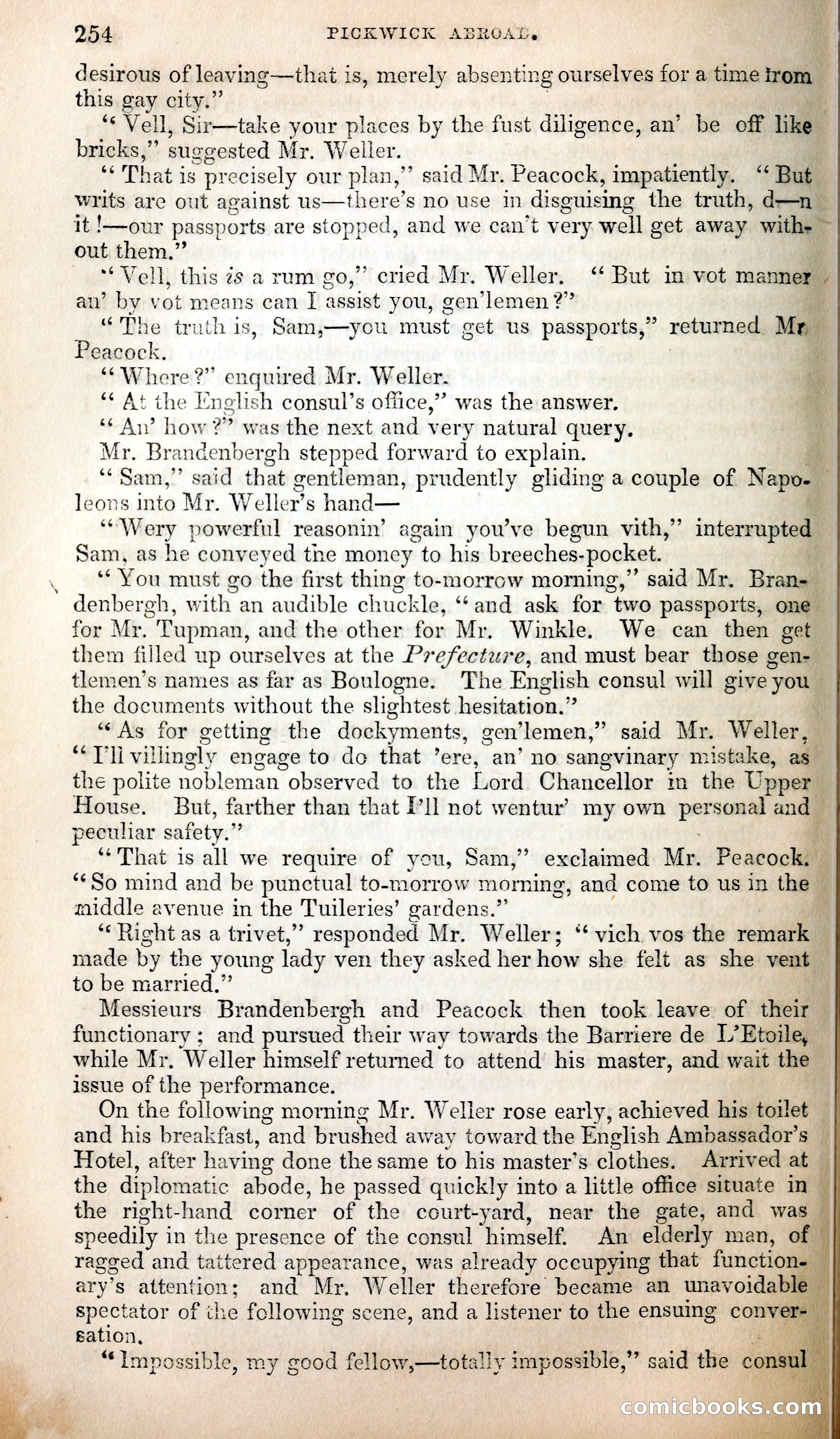 Pickwick Abroad; or, The Tour in France — page 267 of 400