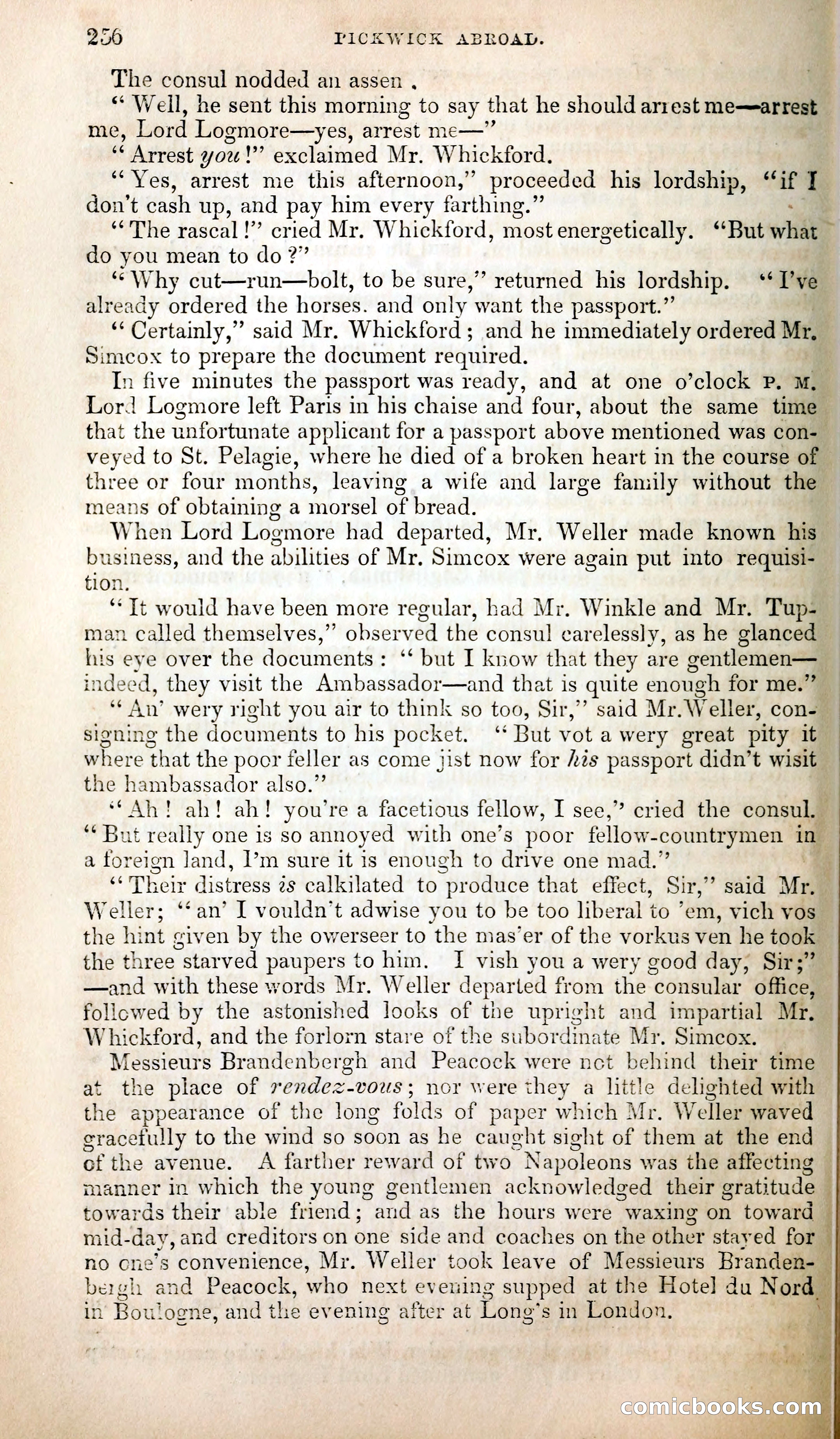 Pickwick Abroad; or, The Tour in France — page 269 of 400