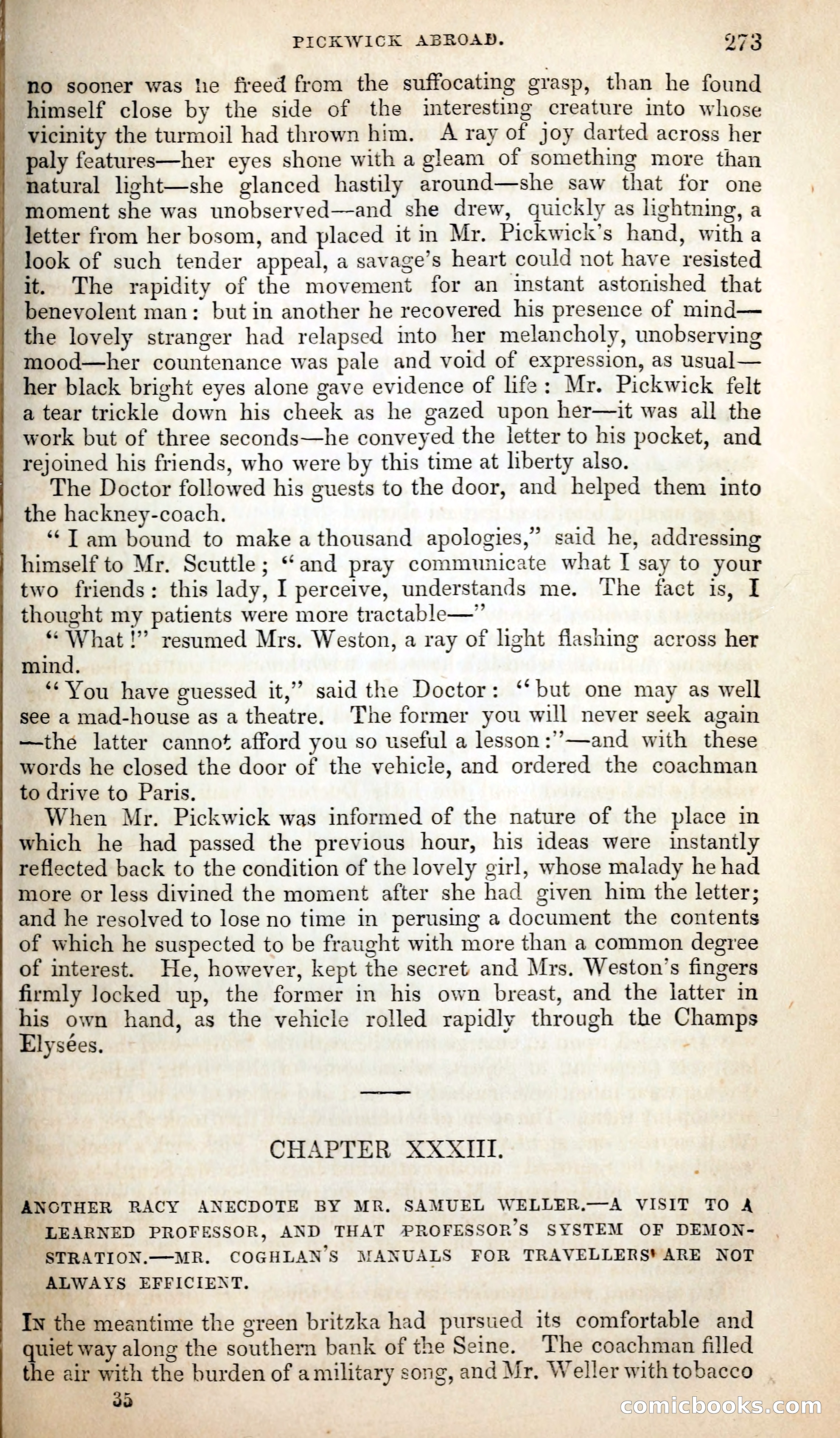 Pickwick Abroad; or, The Tour in France — page 286 of 400