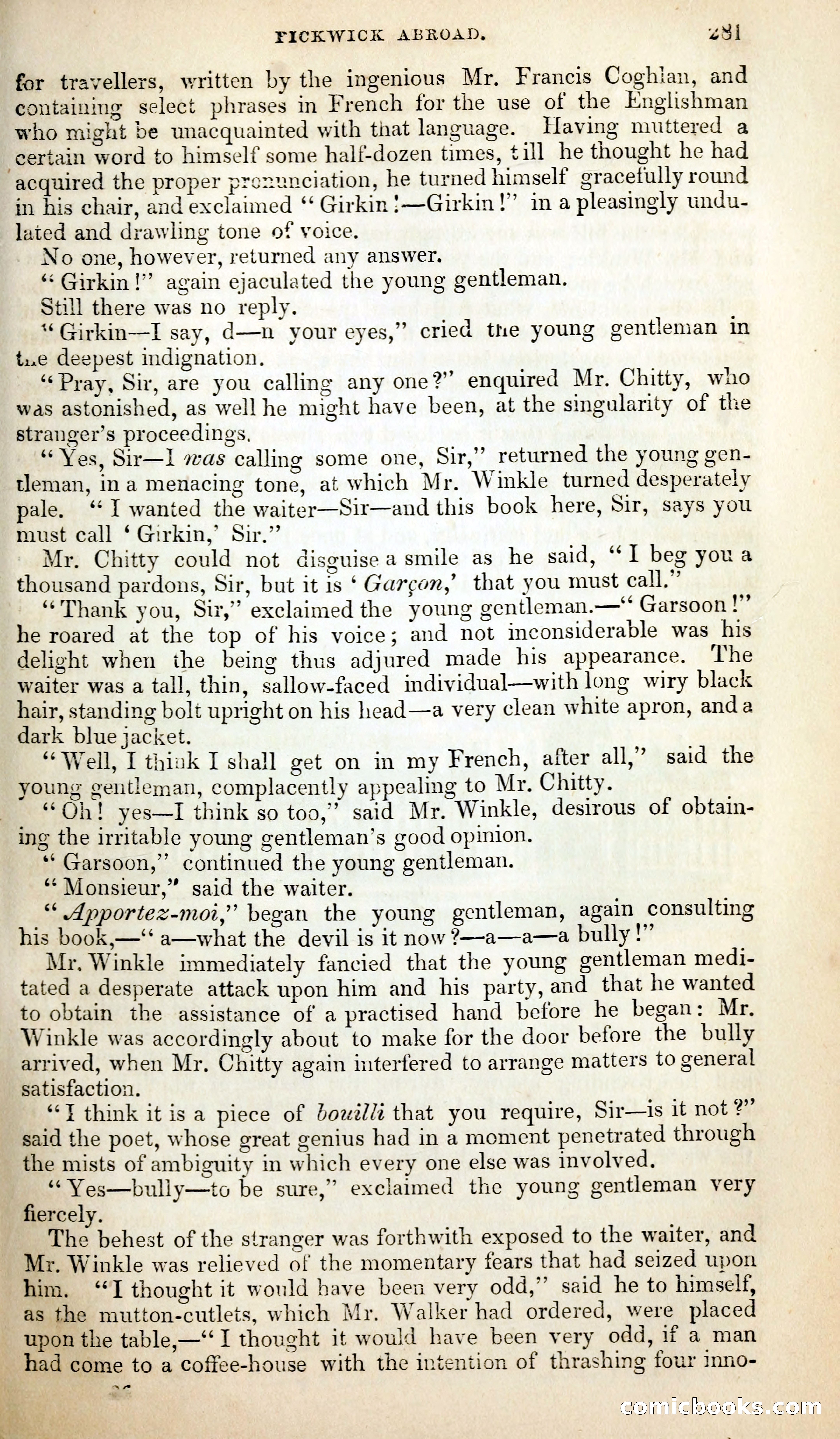 Pickwick Abroad; or, The Tour in France — page 294 of 400