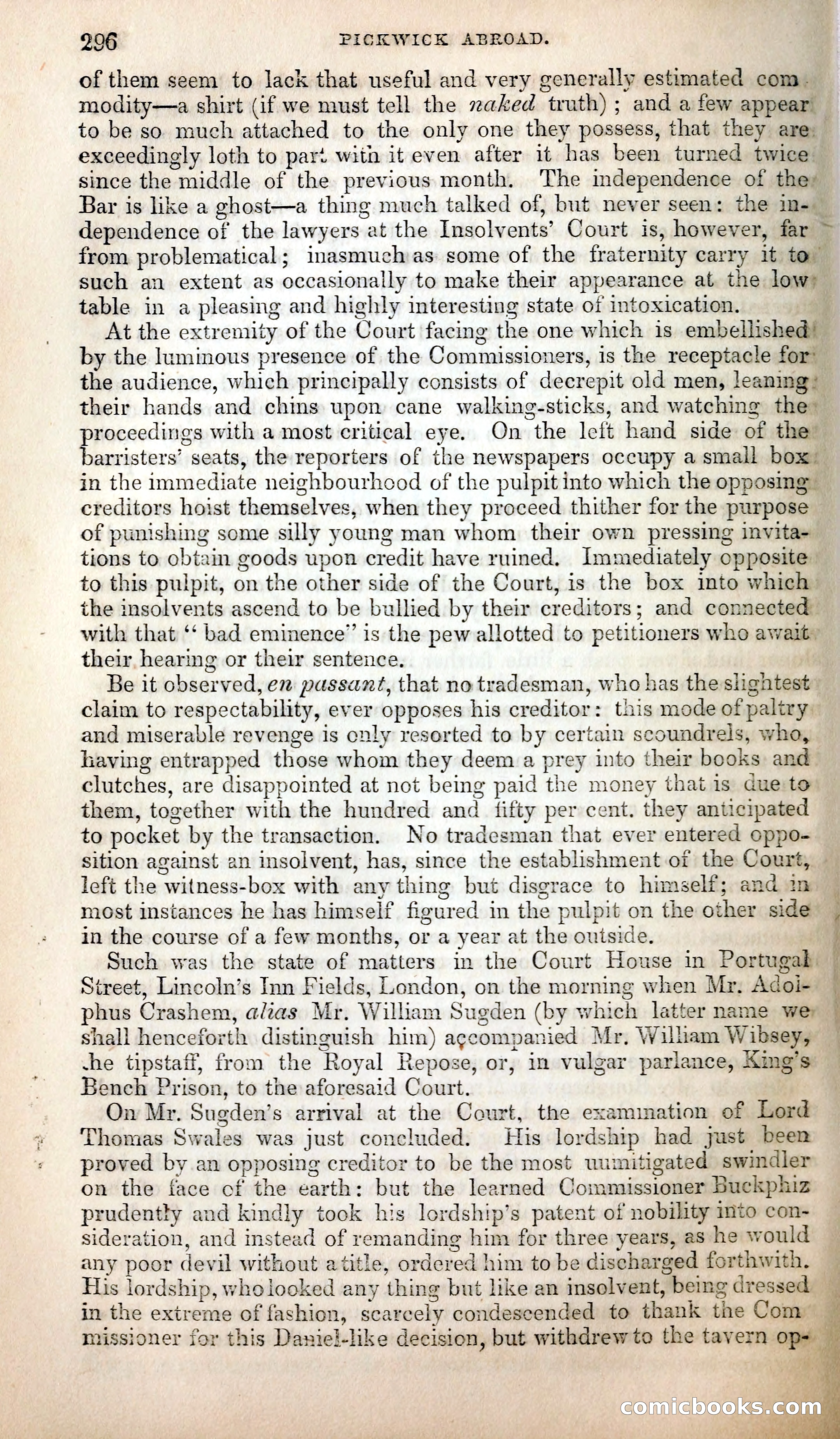 Pickwick Abroad; or, The Tour in France — page 309 of 400