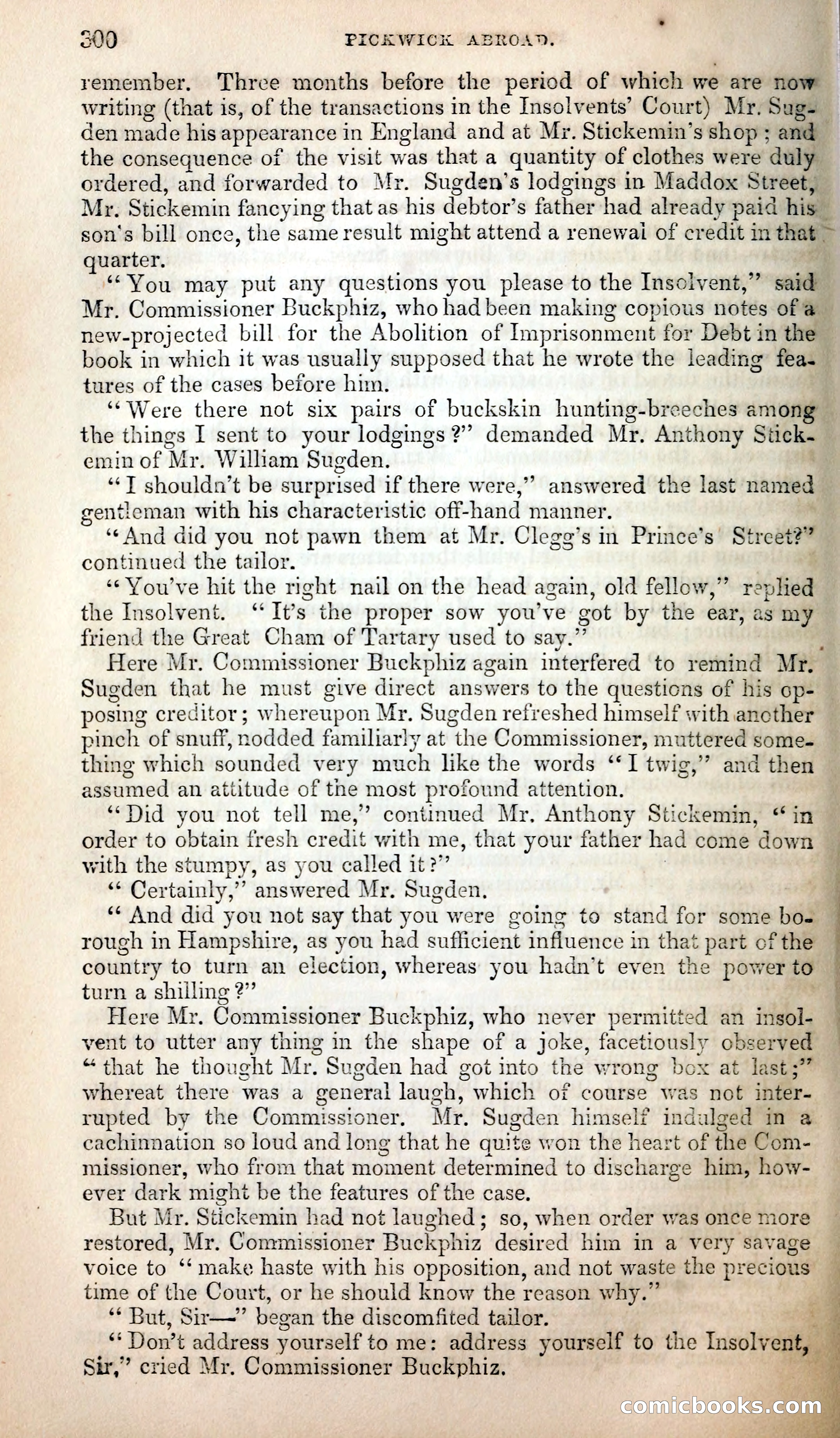 Pickwick Abroad; or, The Tour in France — page 313 of 400
