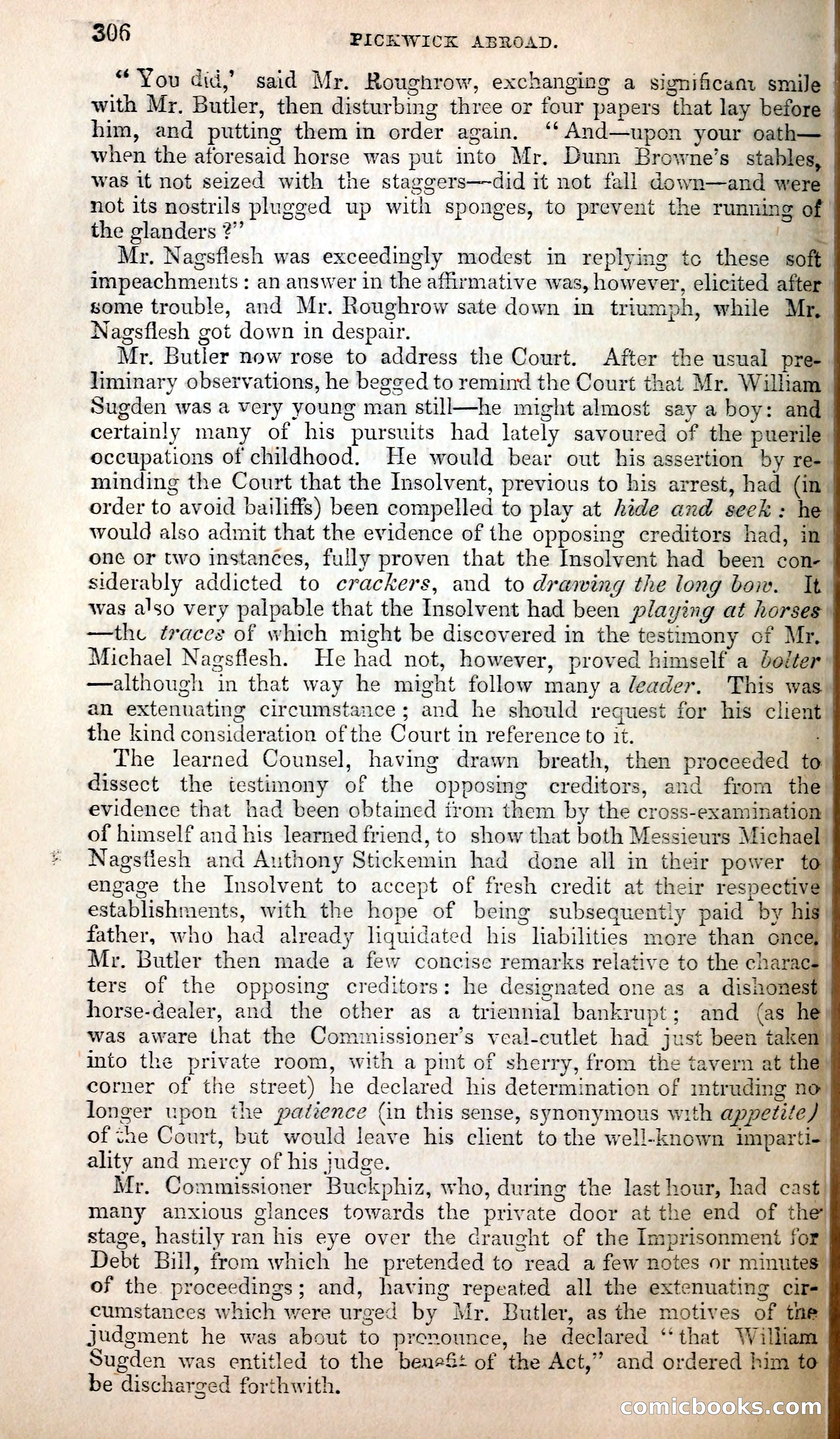 Pickwick Abroad; or, The Tour in France — page 319 of 400