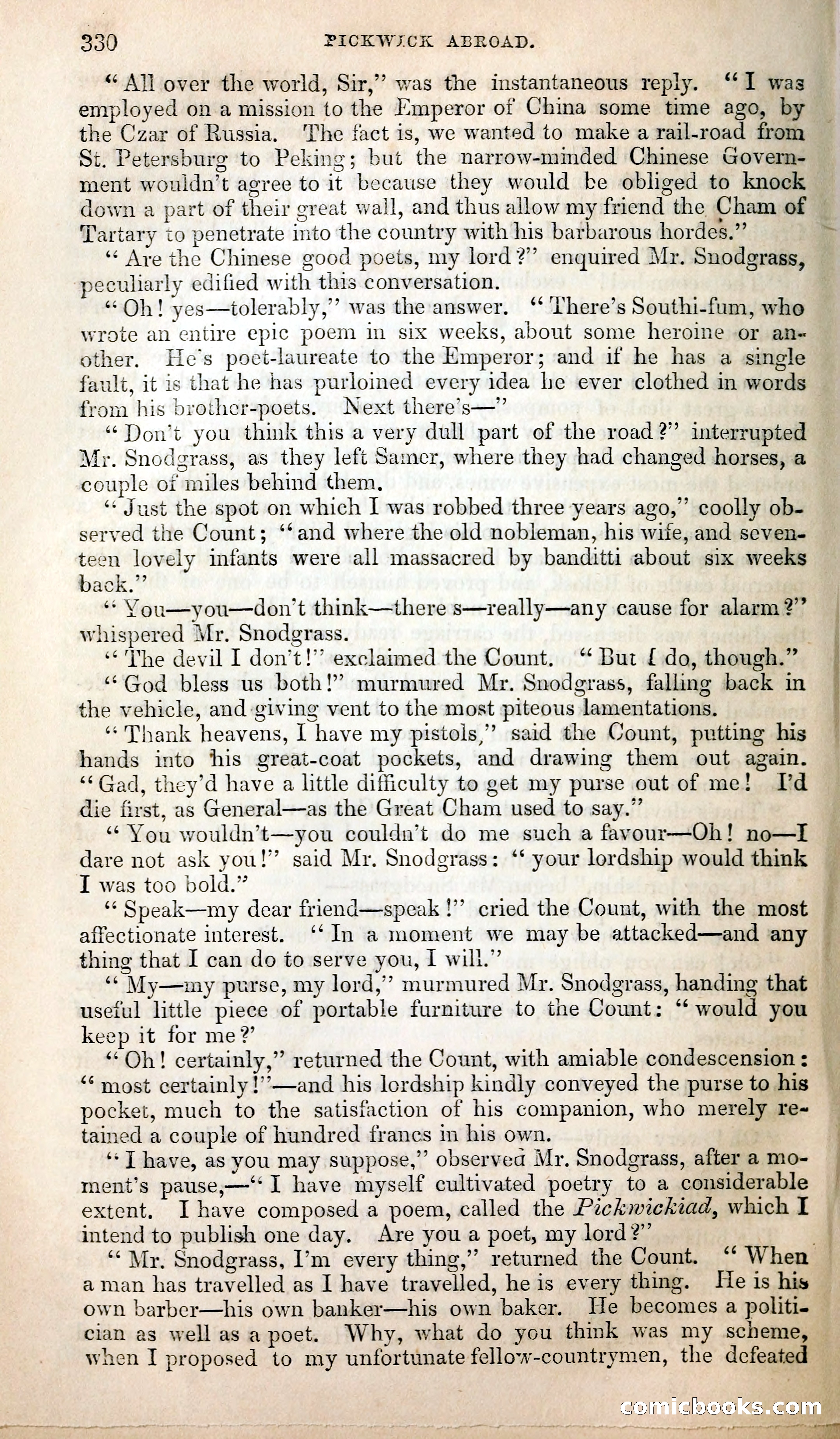 Pickwick Abroad; or, The Tour in France — page 343 of 400
