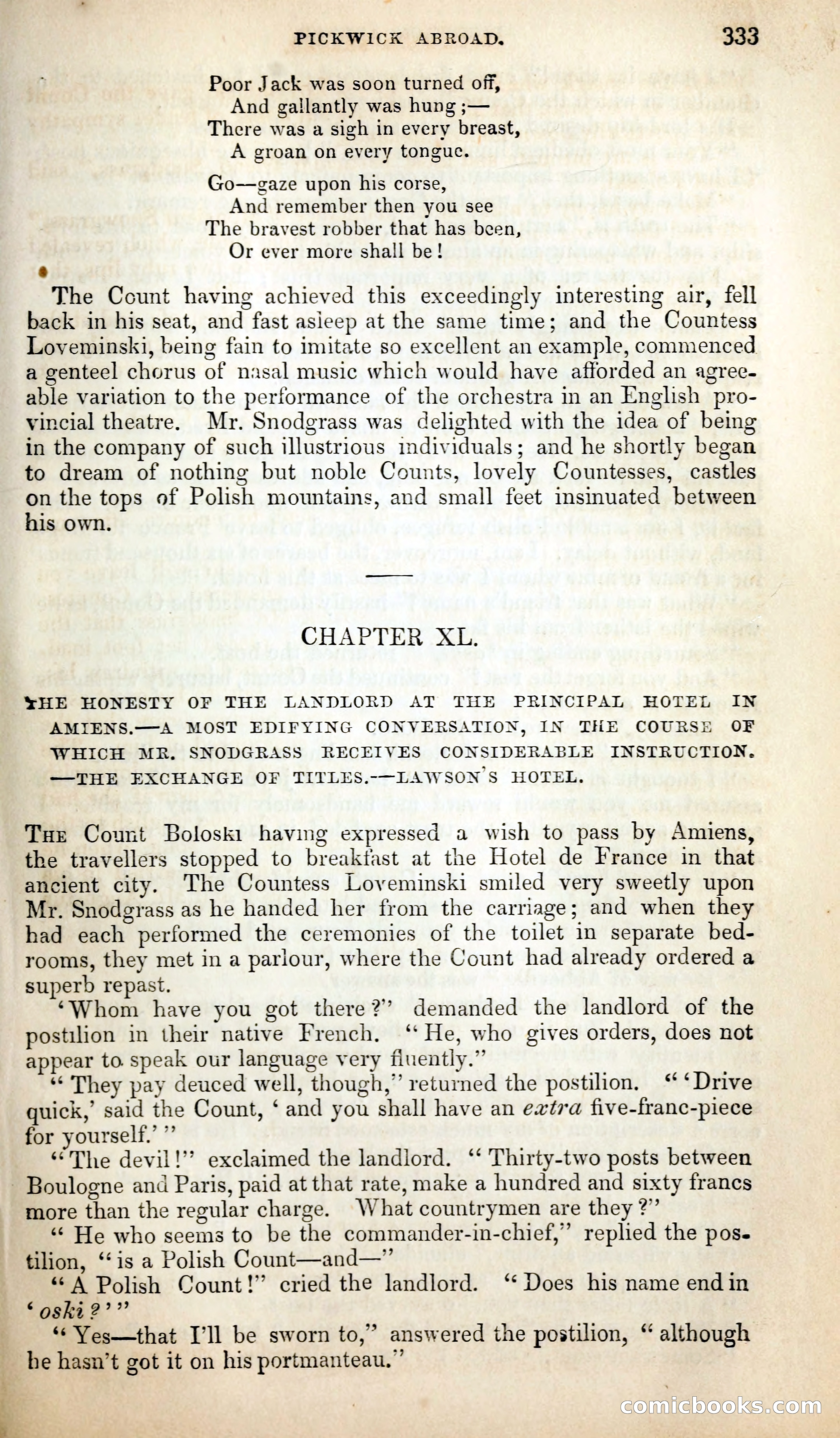 Pickwick Abroad; or, The Tour in France — page 346 of 400