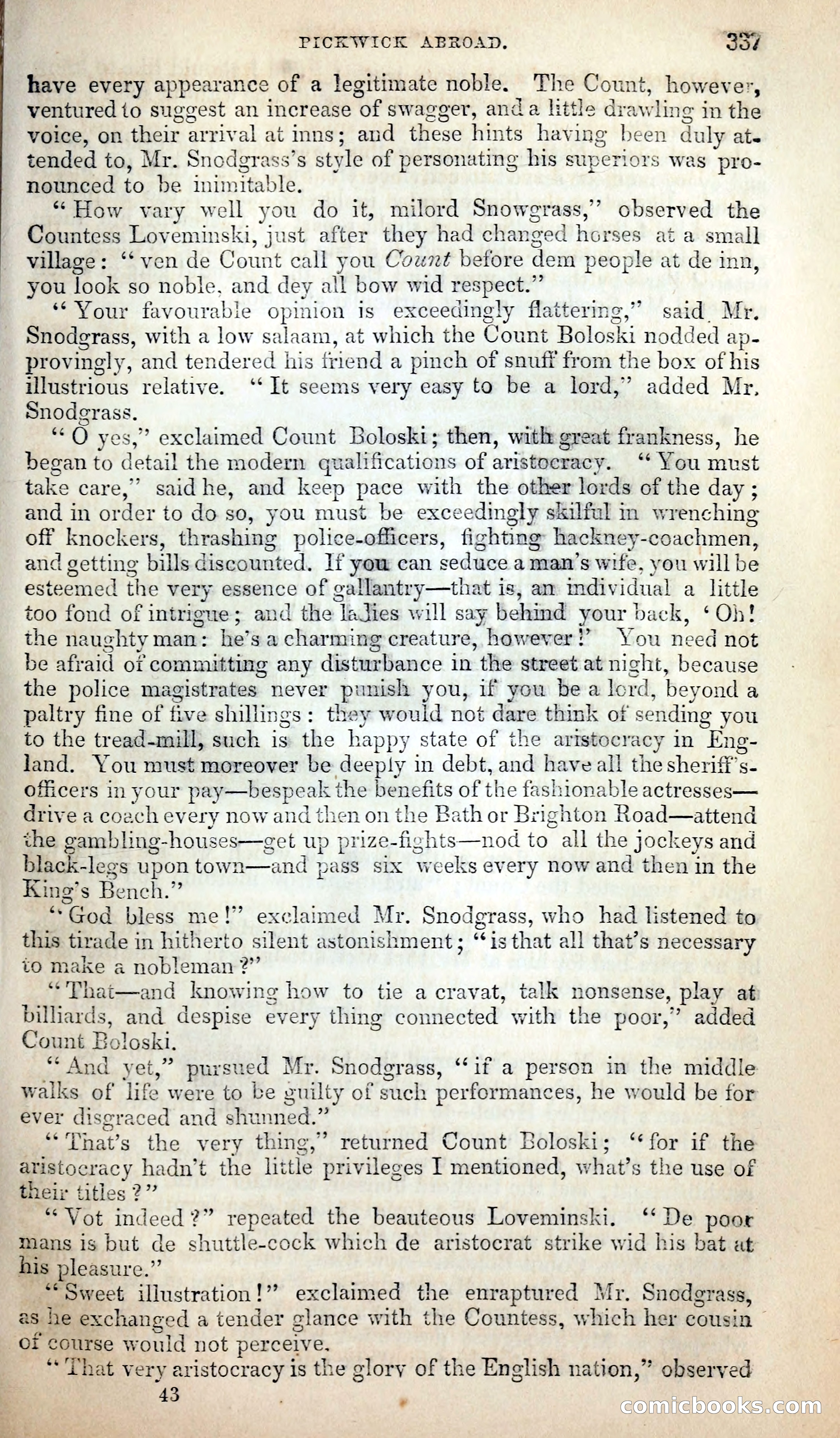 Pickwick Abroad; or, The Tour in France — page 350 of 400