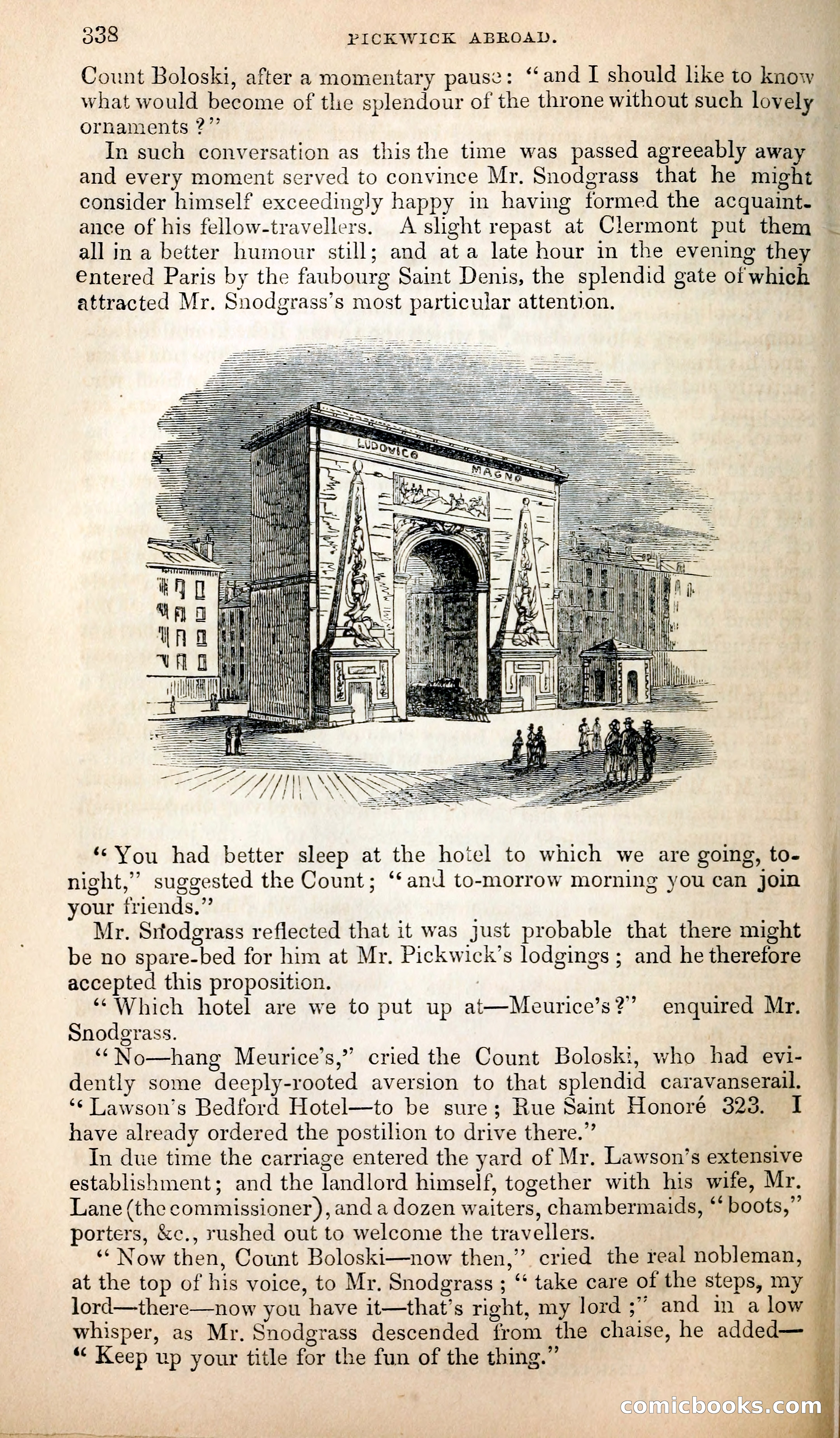 Pickwick Abroad; or, The Tour in France — page 351 of 400
