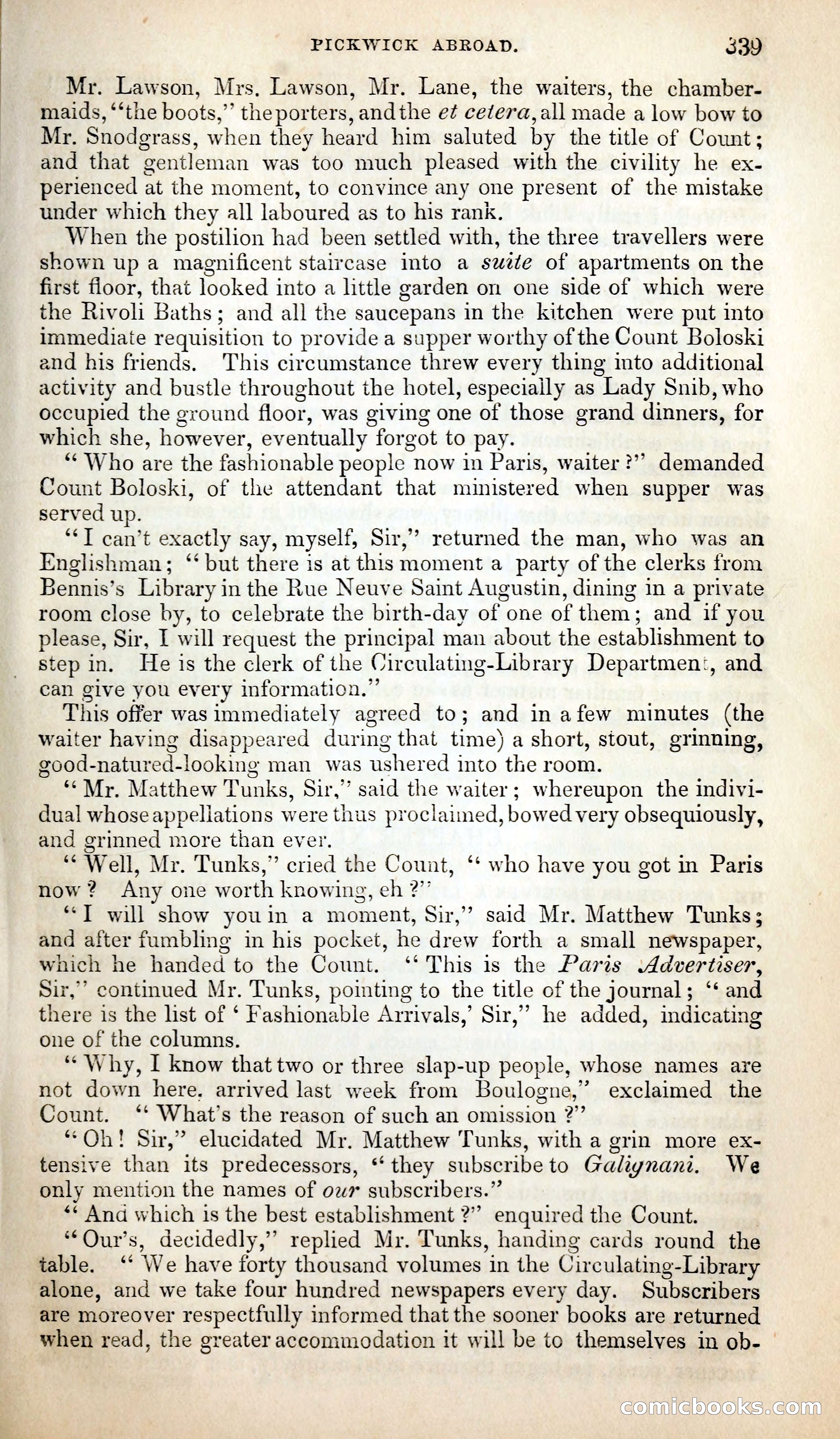 Pickwick Abroad; or, The Tour in France — page 352 of 400
