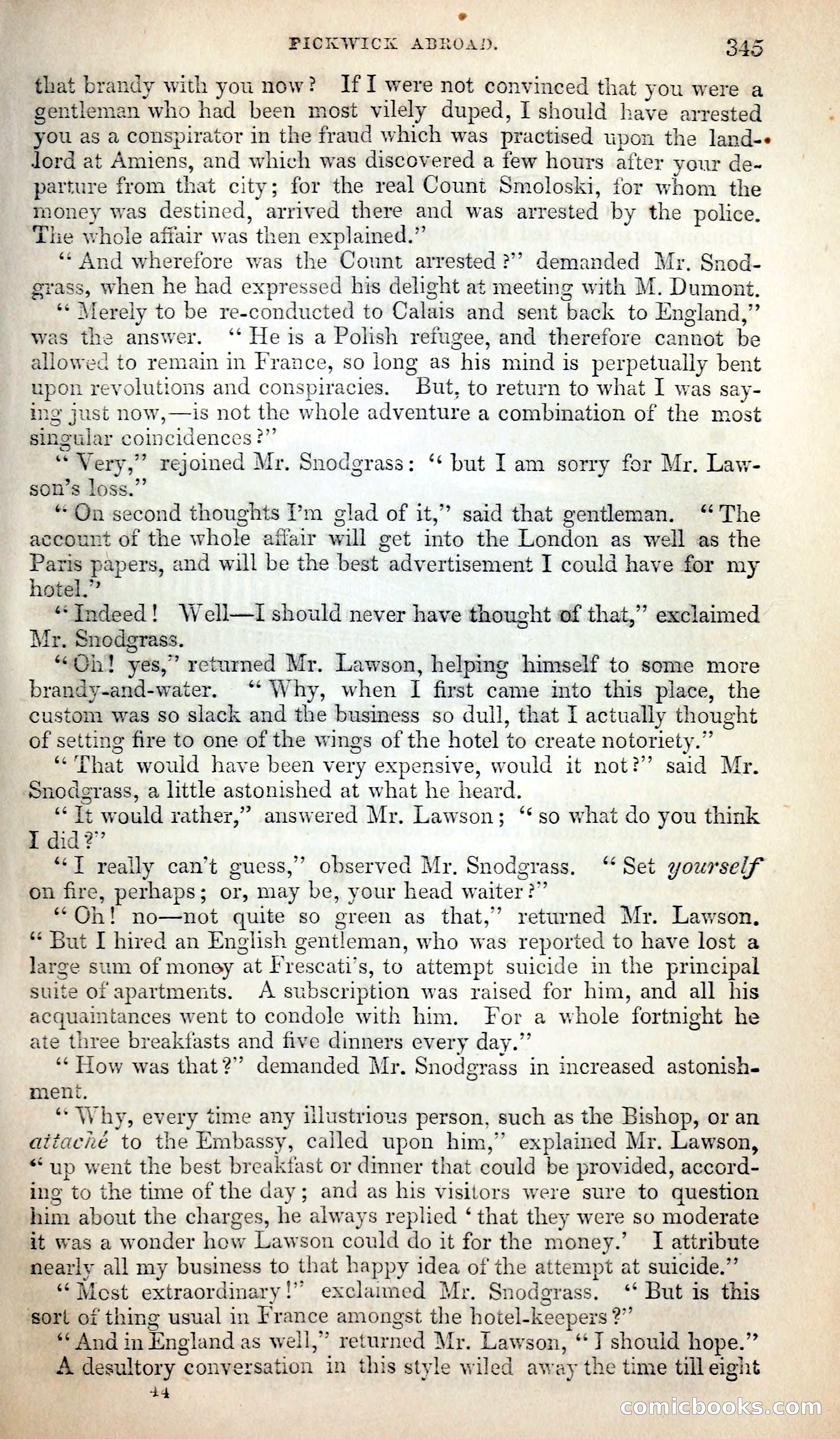 Pickwick Abroad; or, The Tour in France — page 358 of 400