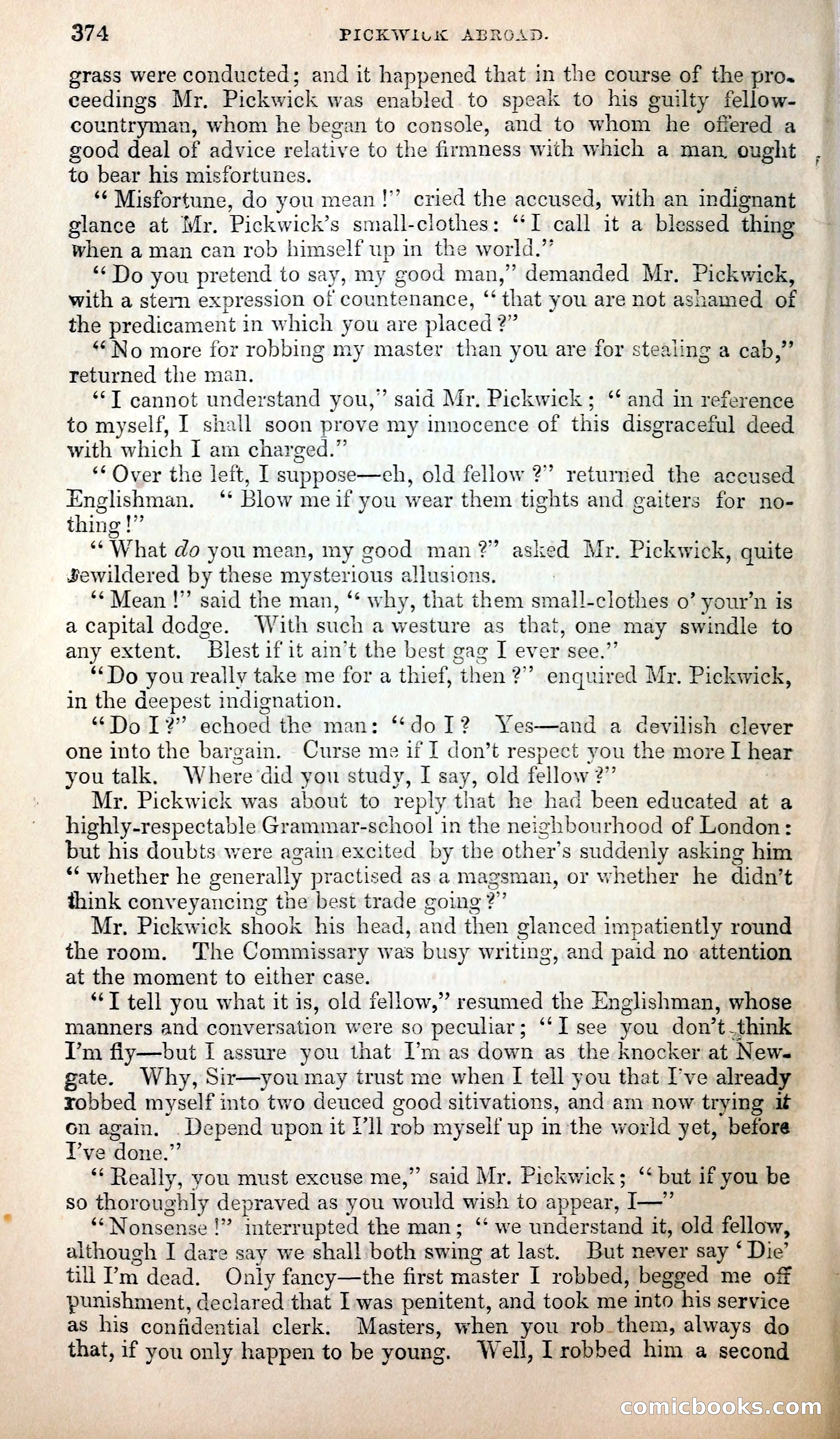 Pickwick Abroad; or, The Tour in France — page 387 of 400