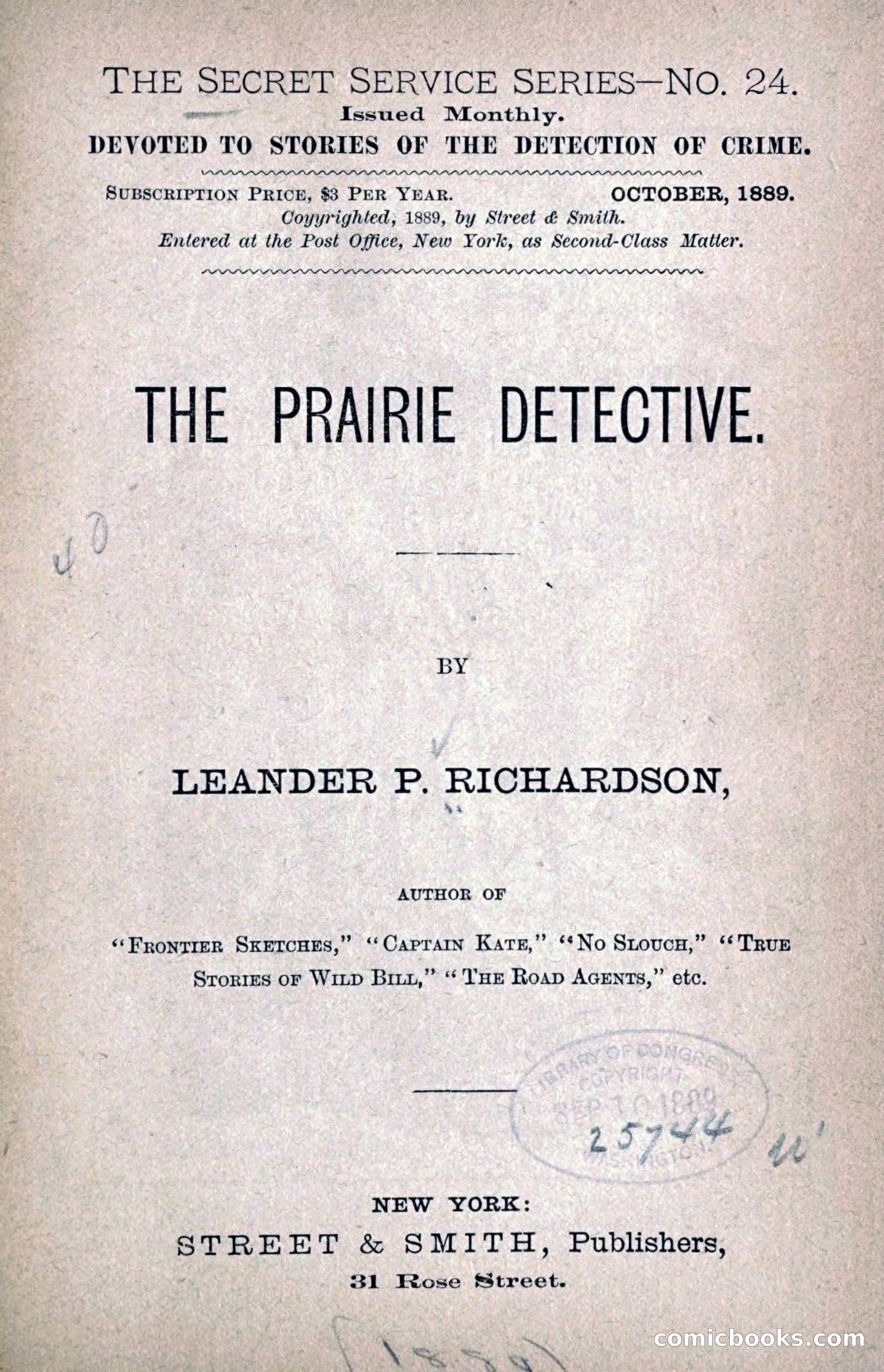 The Prairie Detective — page 12 of 217