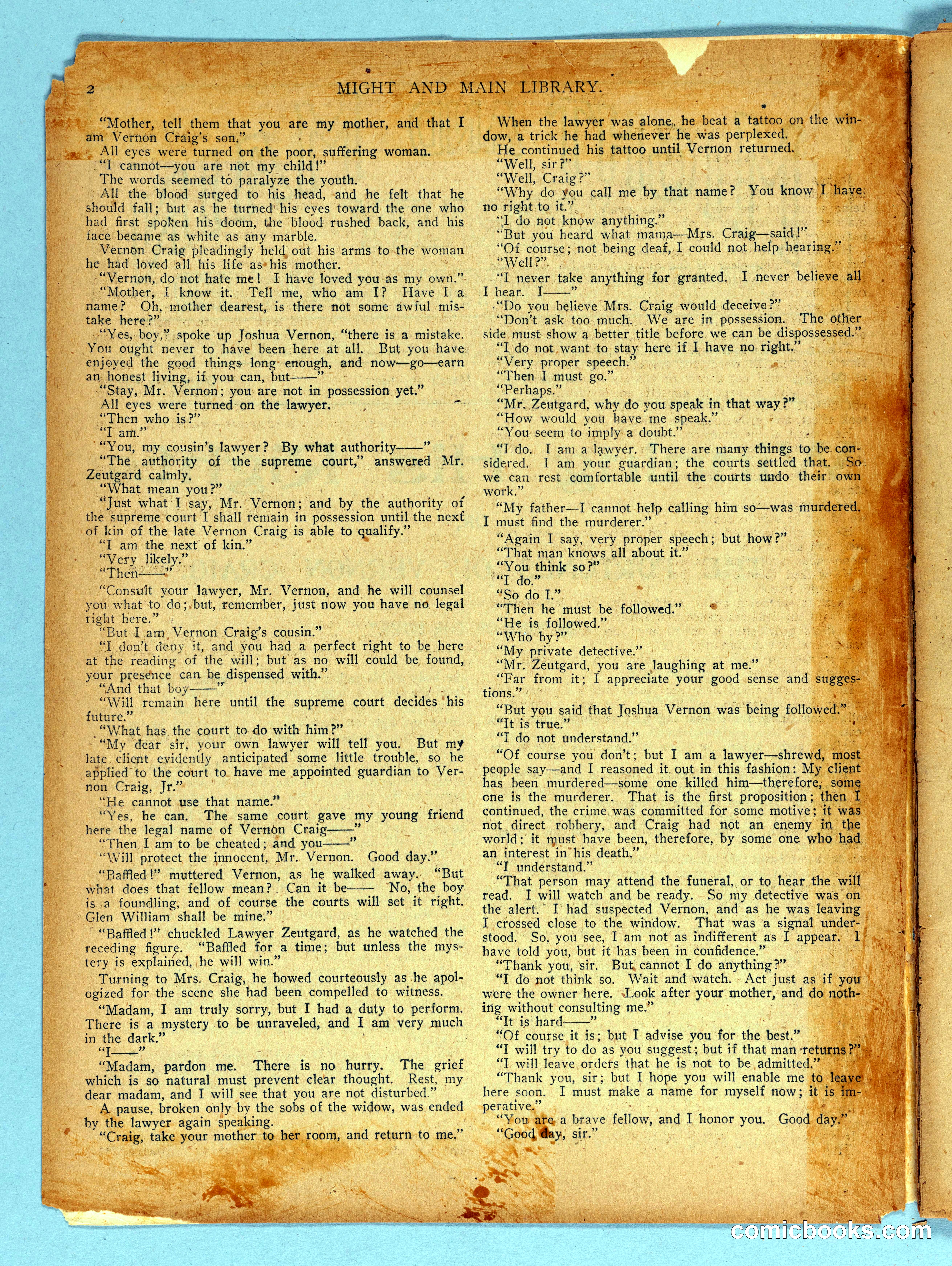 Might and Main Library. Number 56, 1907-03-16 — page 4 of 36