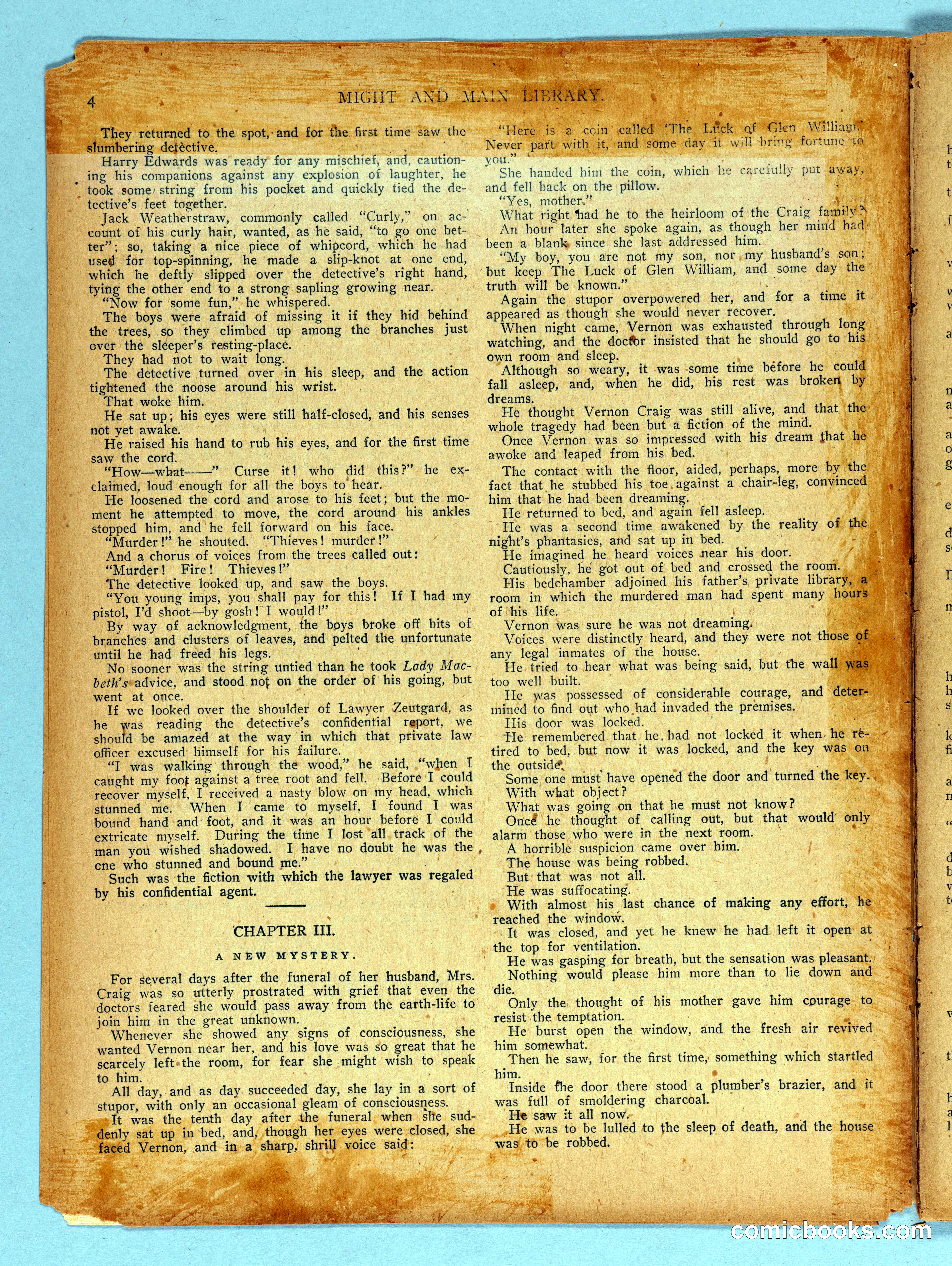 Might and Main Library. Number 56, 1907-03-16 — page 6 of 36