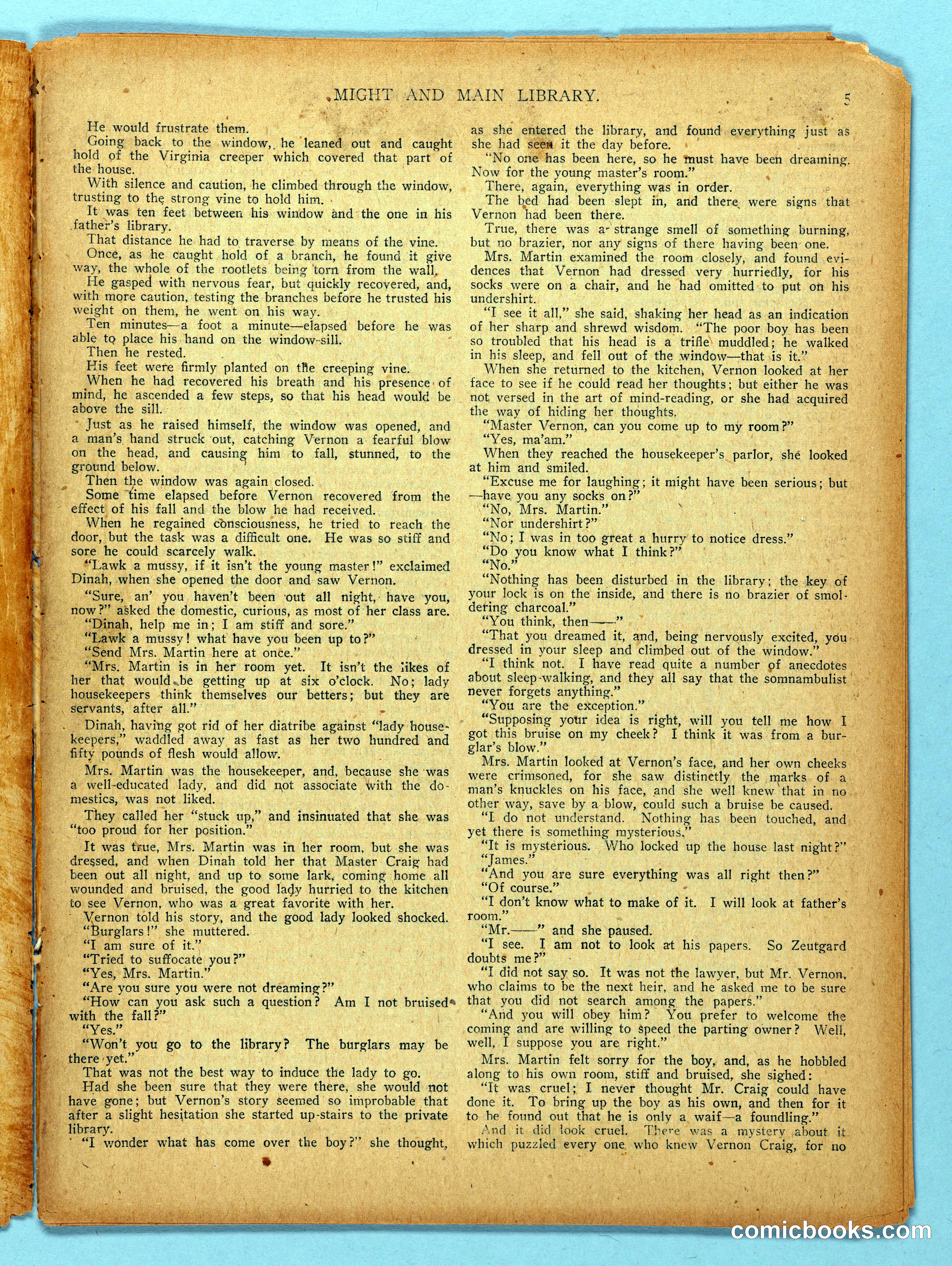 Might and Main Library. Number 56, 1907-03-16 — page 7 of 36