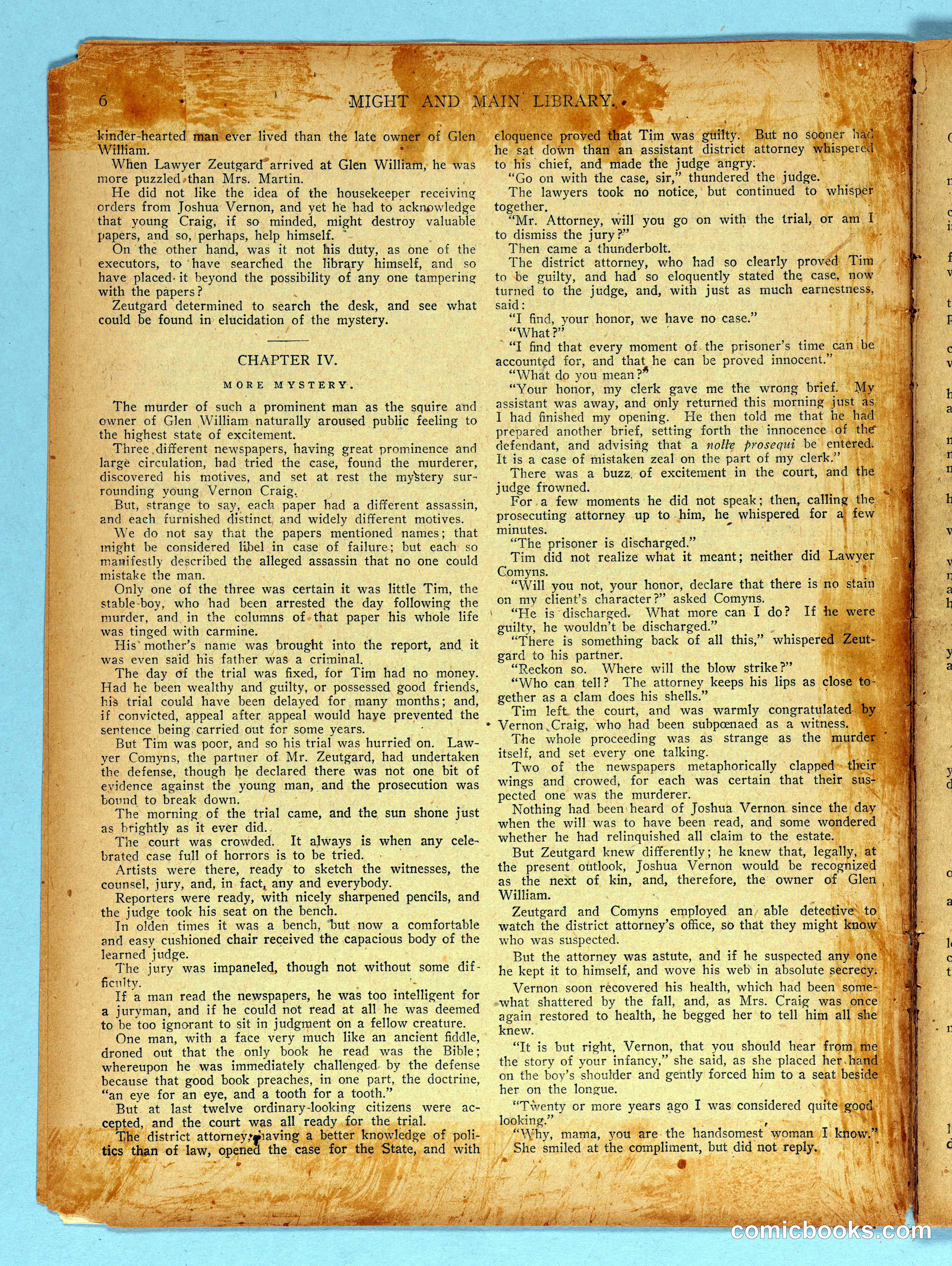 Might and Main Library. Number 56, 1907-03-16 — page 8 of 36