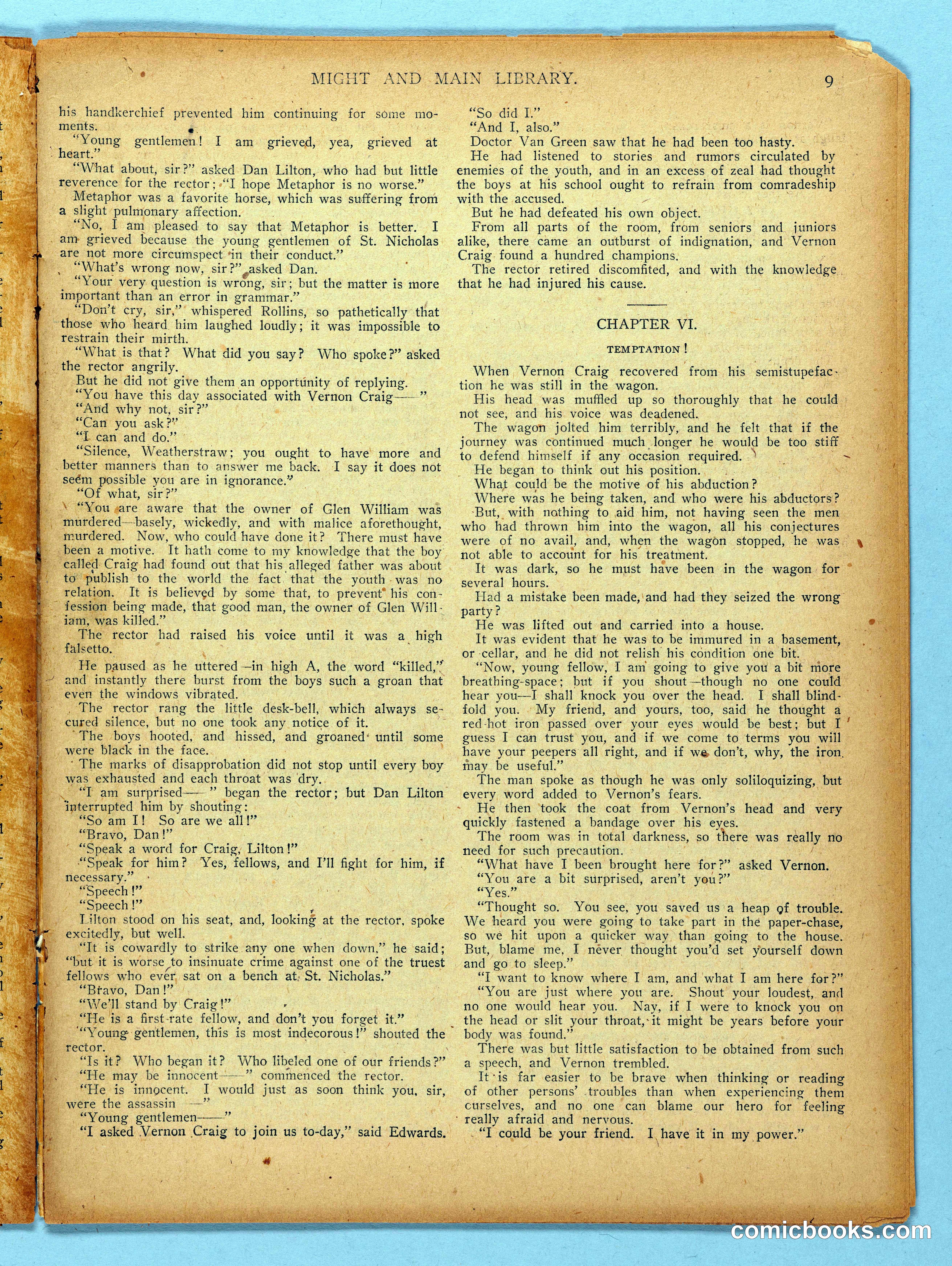 Might and Main Library. Number 56, 1907-03-16 — page 11 of 36