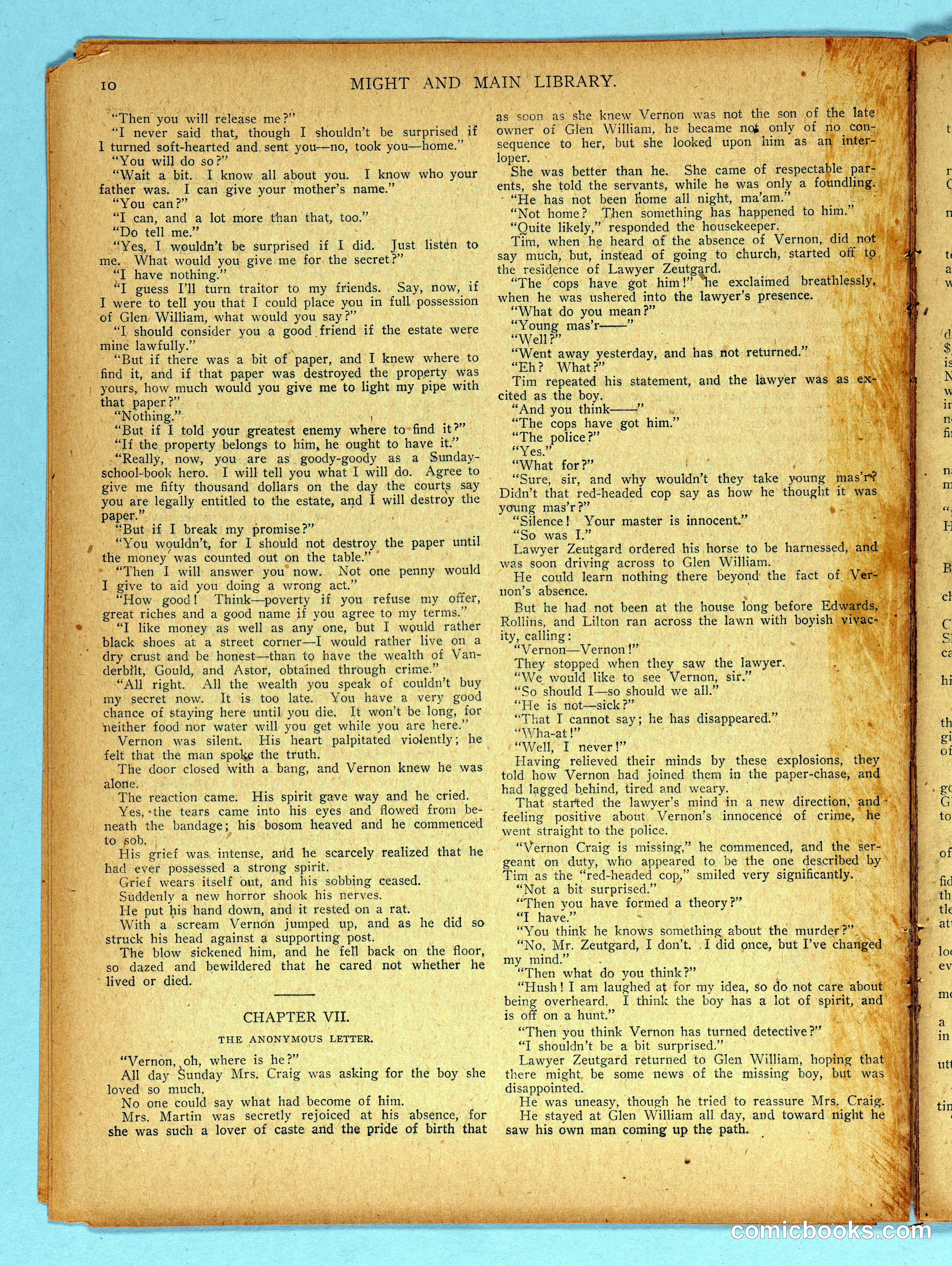 Might and Main Library. Number 56, 1907-03-16 — page 12 of 36