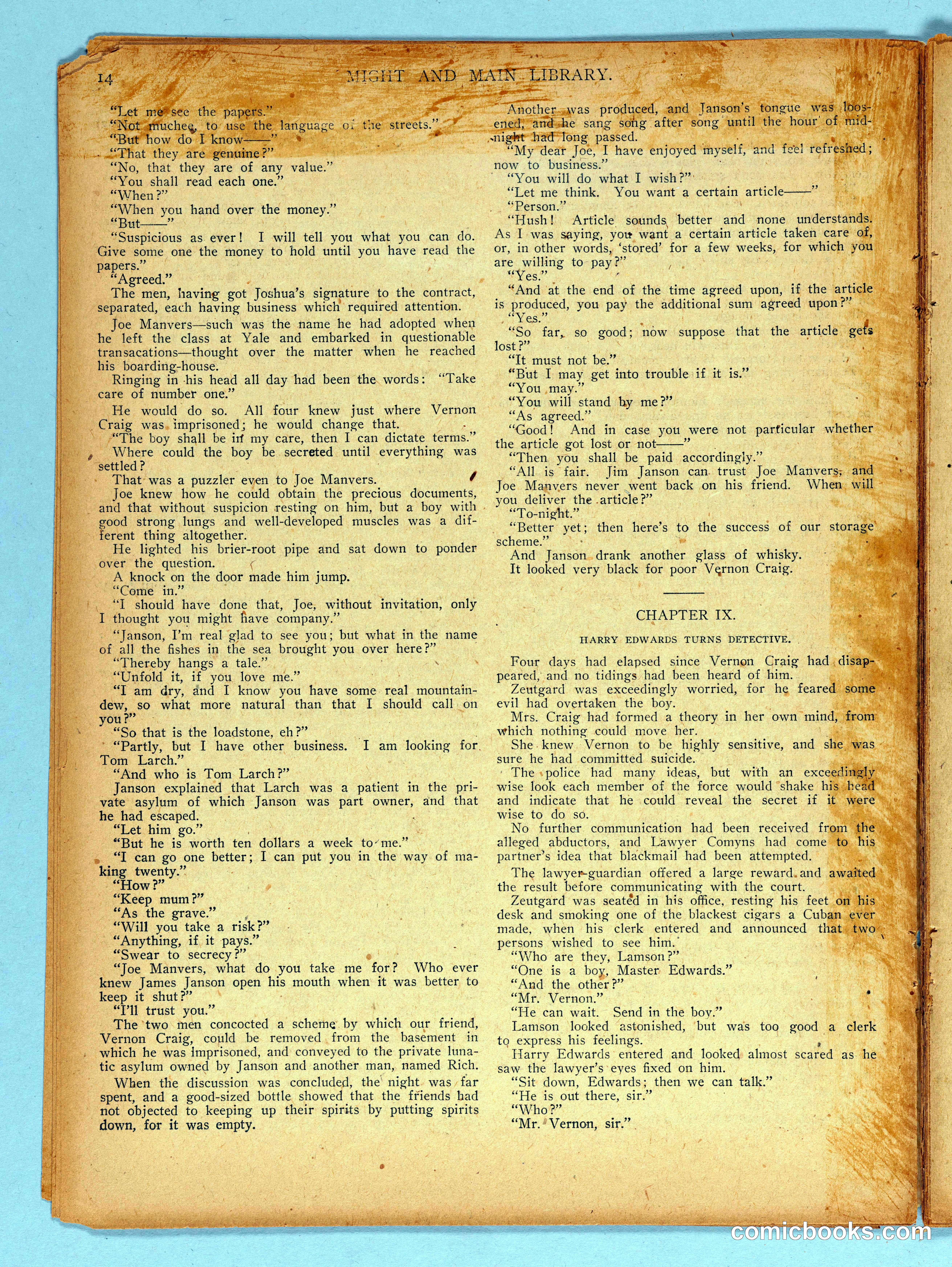 Might and Main Library. Number 56, 1907-03-16 — page 16 of 36