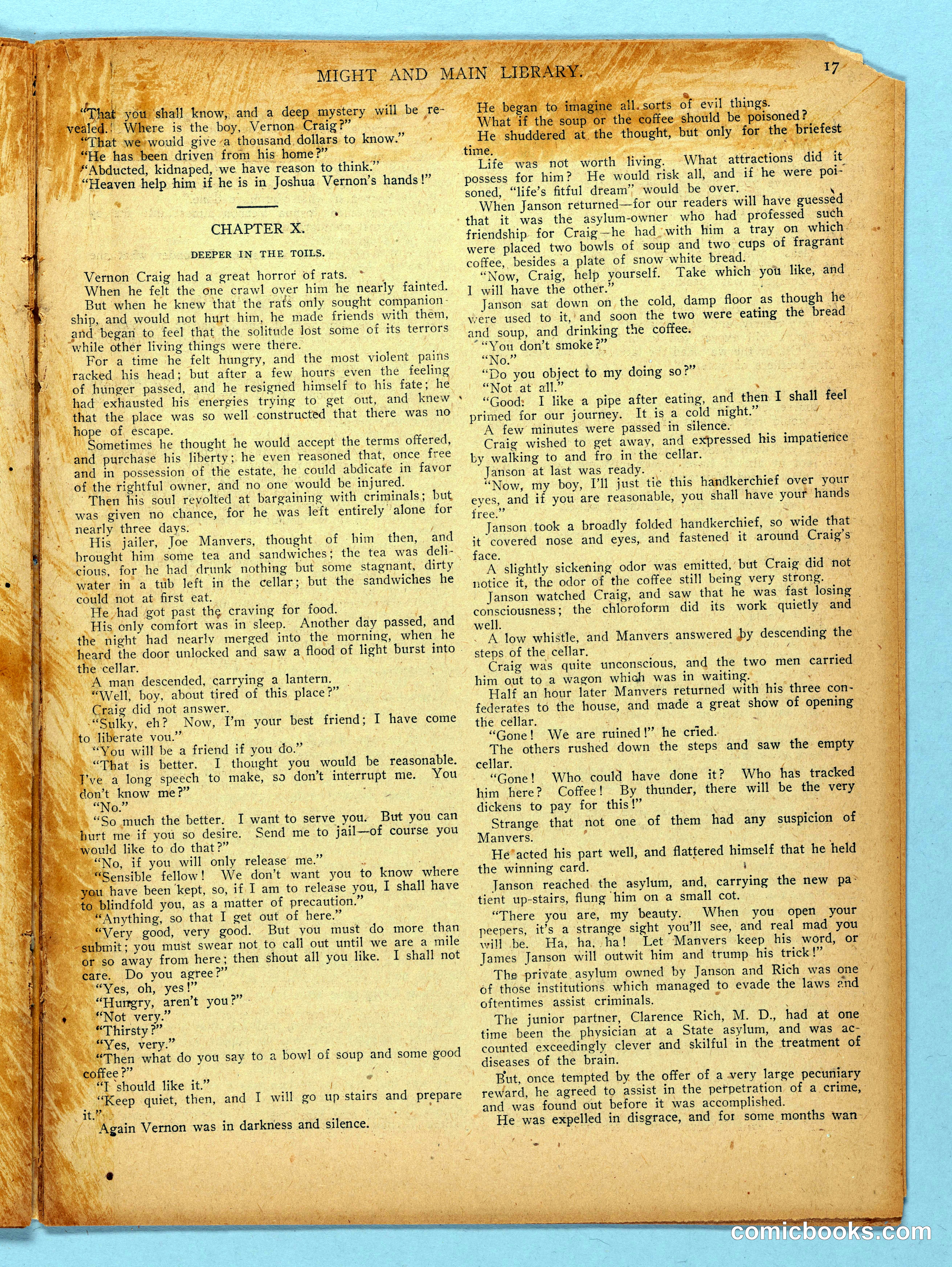 Might and Main Library. Number 56, 1907-03-16 — page 19 of 36