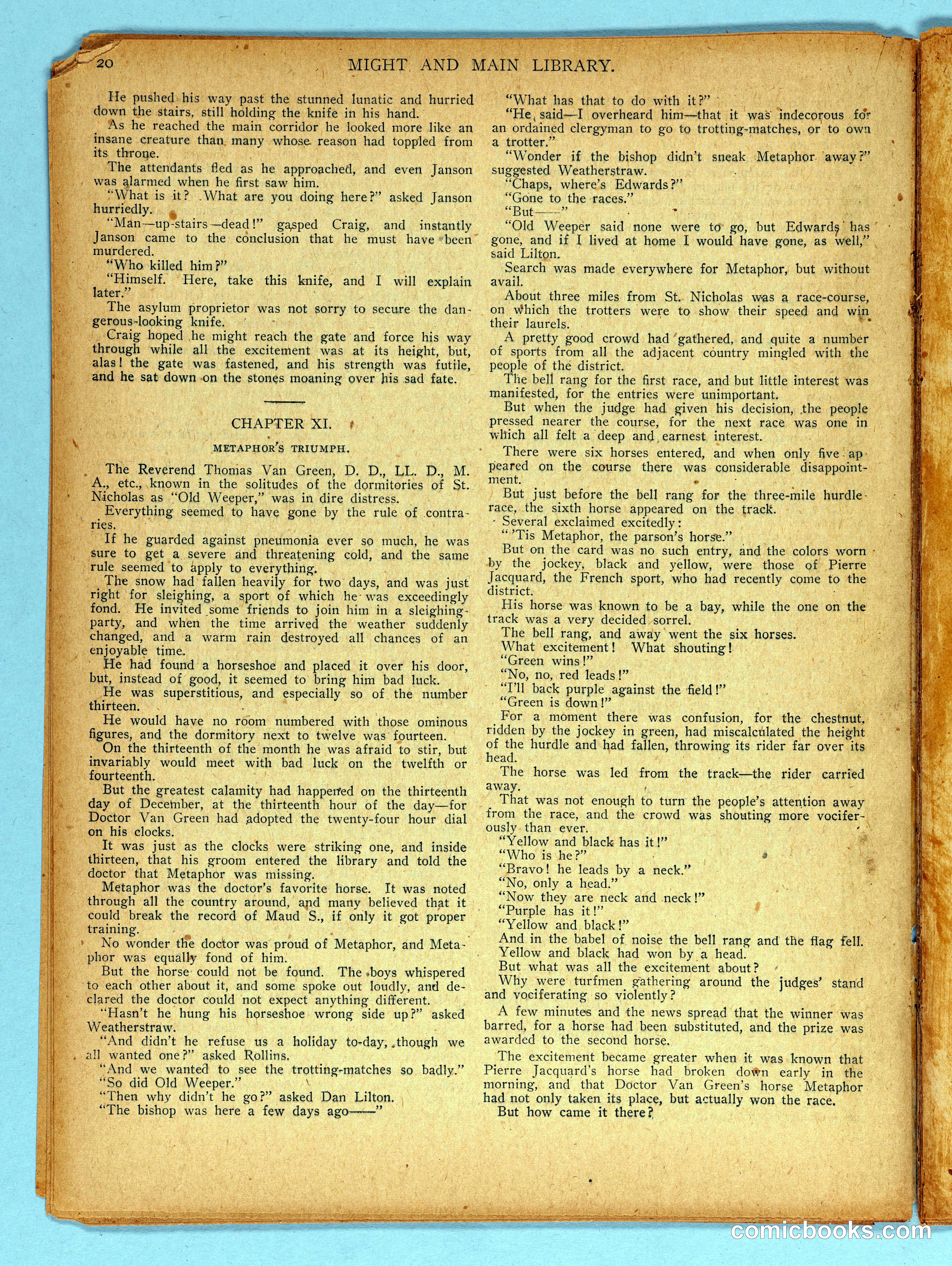 Might and Main Library. Number 56, 1907-03-16 — page 22 of 36