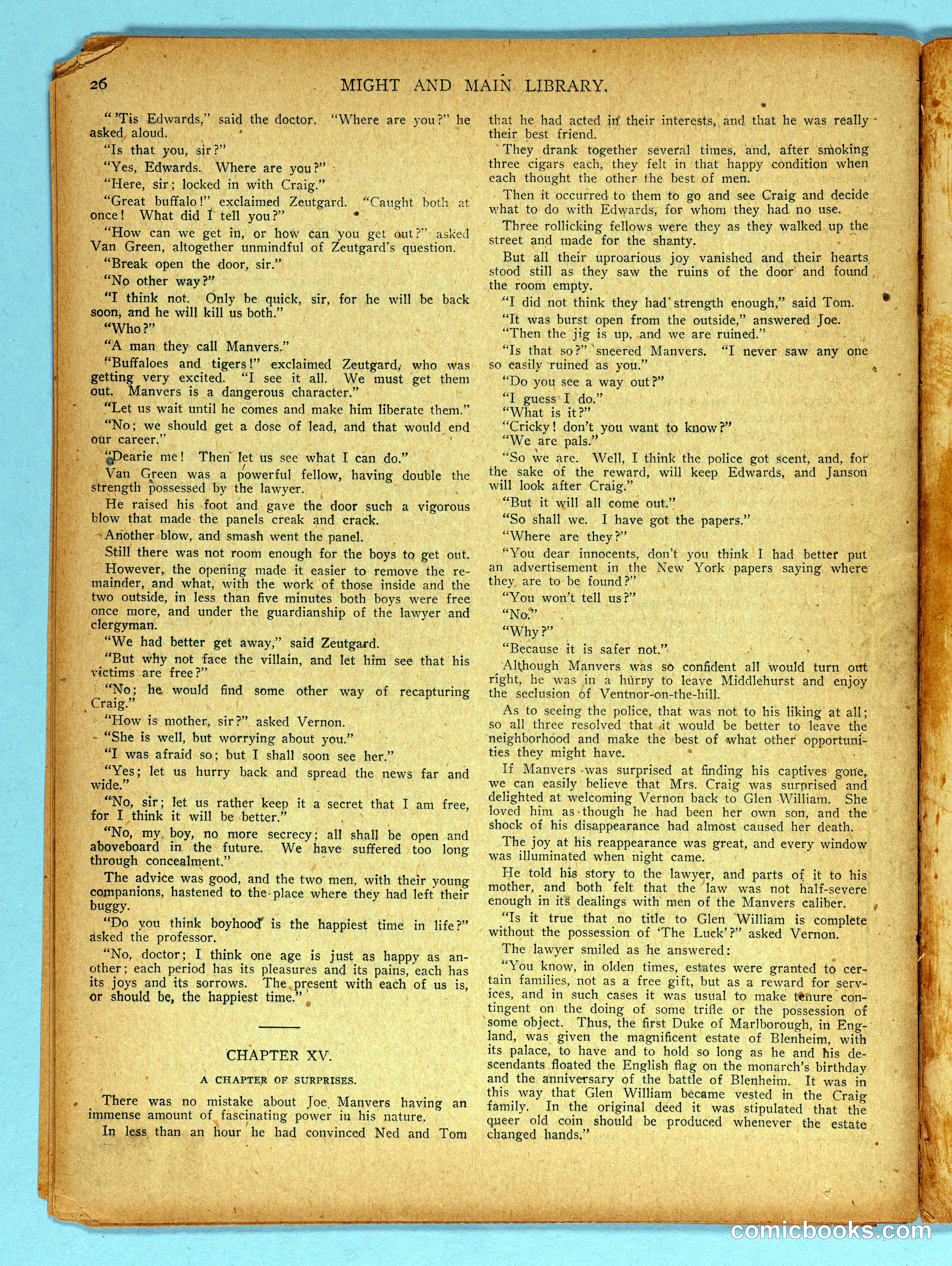 Might and Main Library. Number 56, 1907-03-16 — page 28 of 36