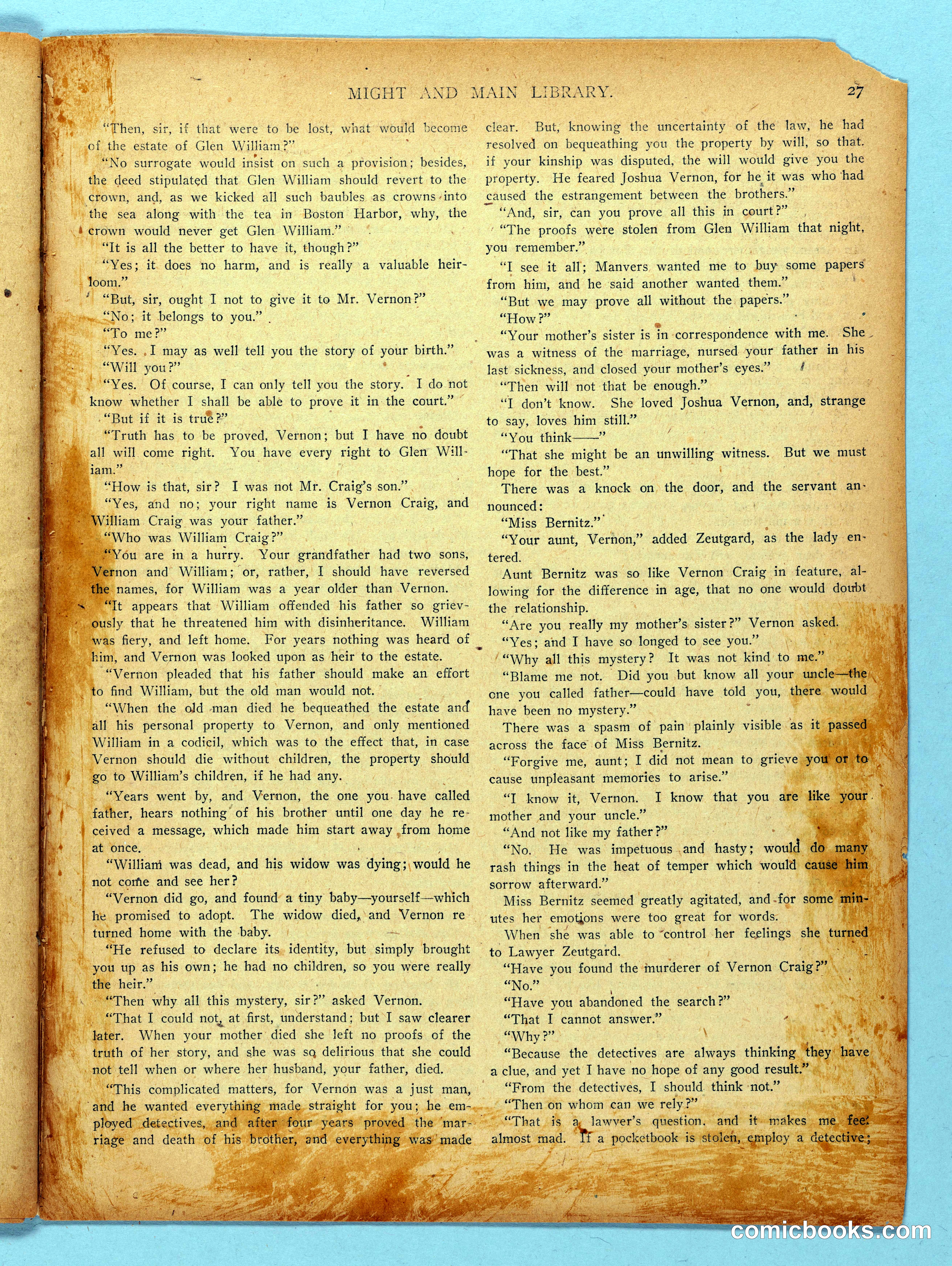 Might and Main Library. Number 56, 1907-03-16 — page 29 of 36