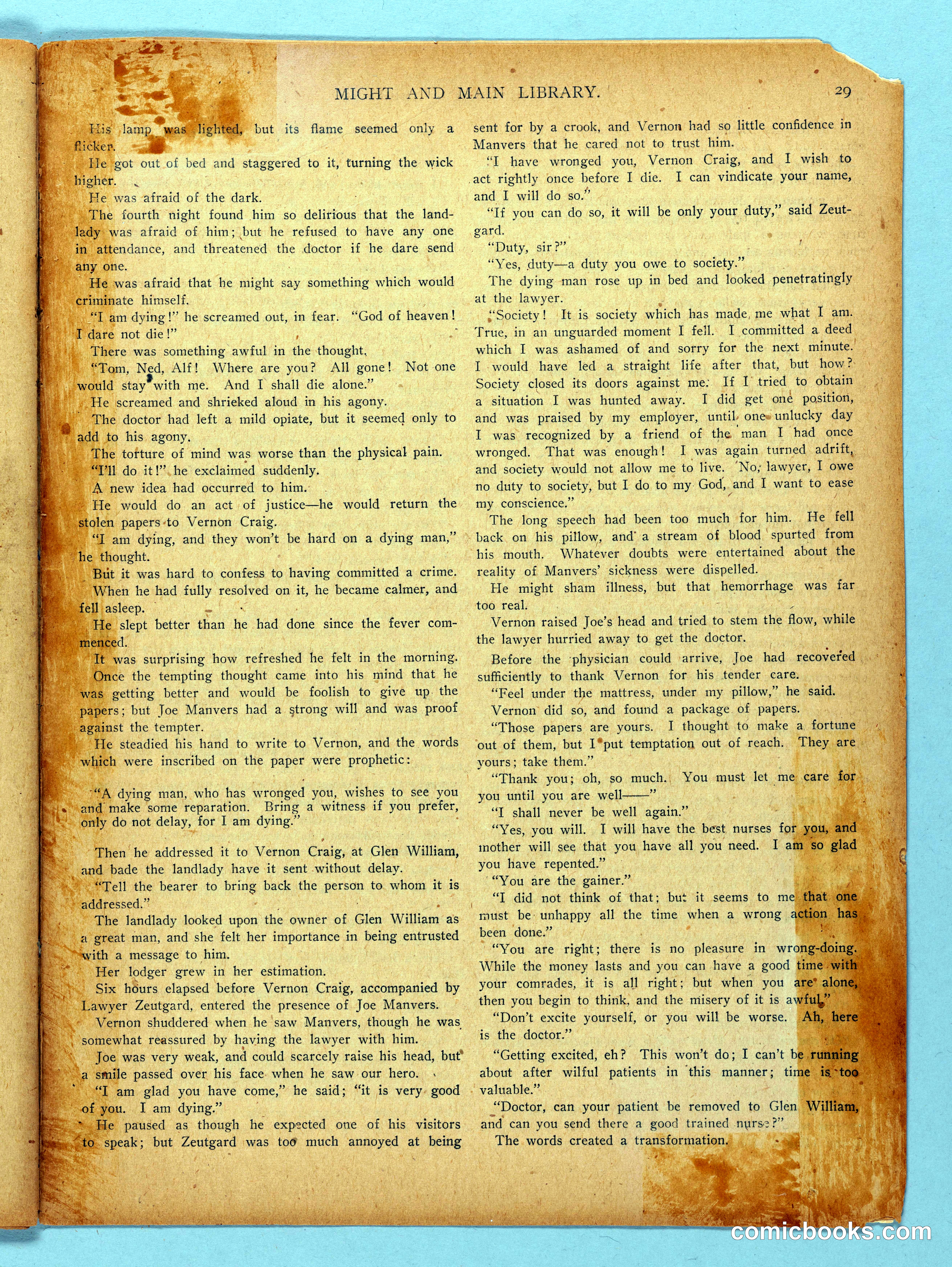 Might and Main Library. Number 56, 1907-03-16 — page 31 of 36