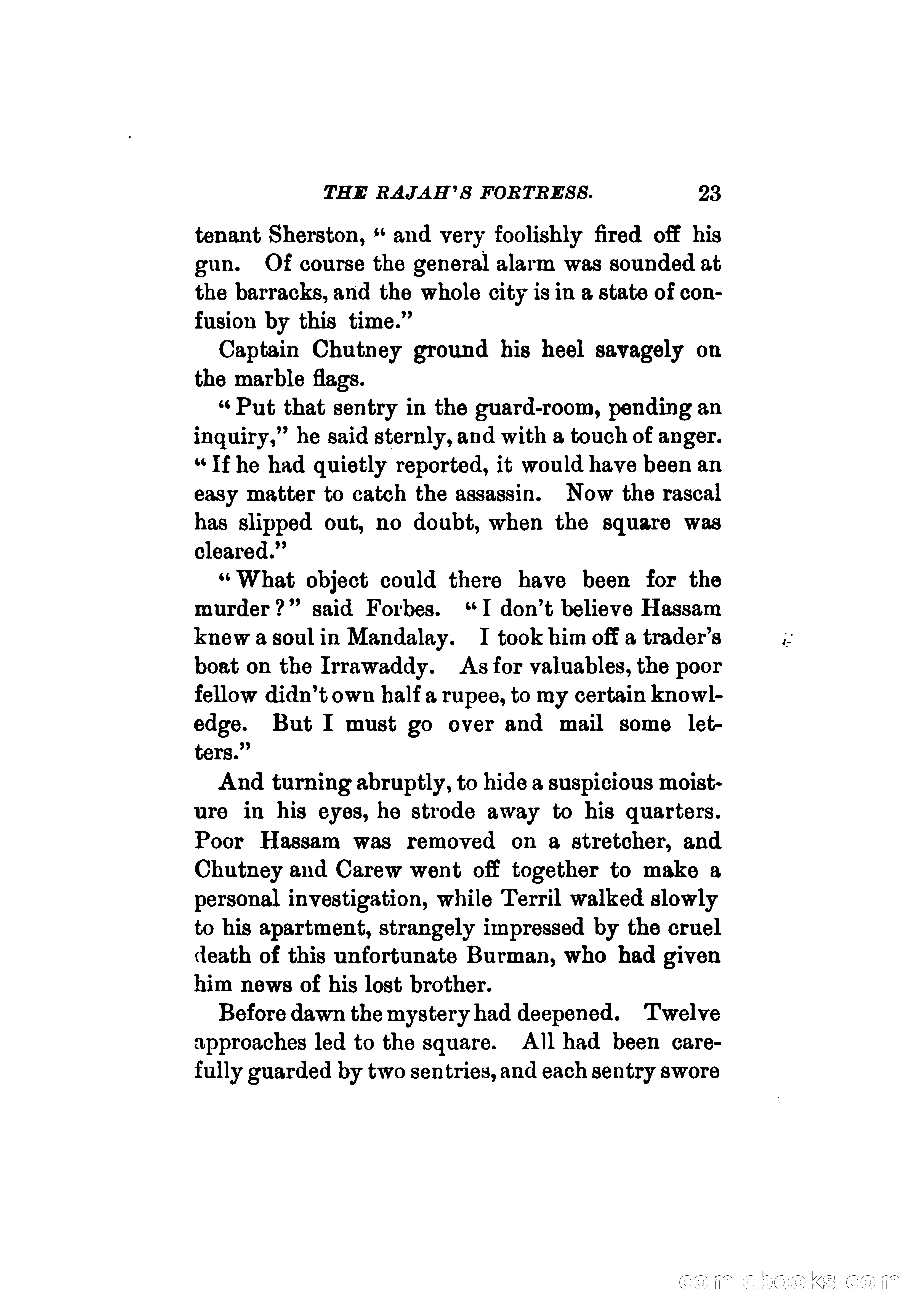 The Rajah's Fortress — page 32 of 337