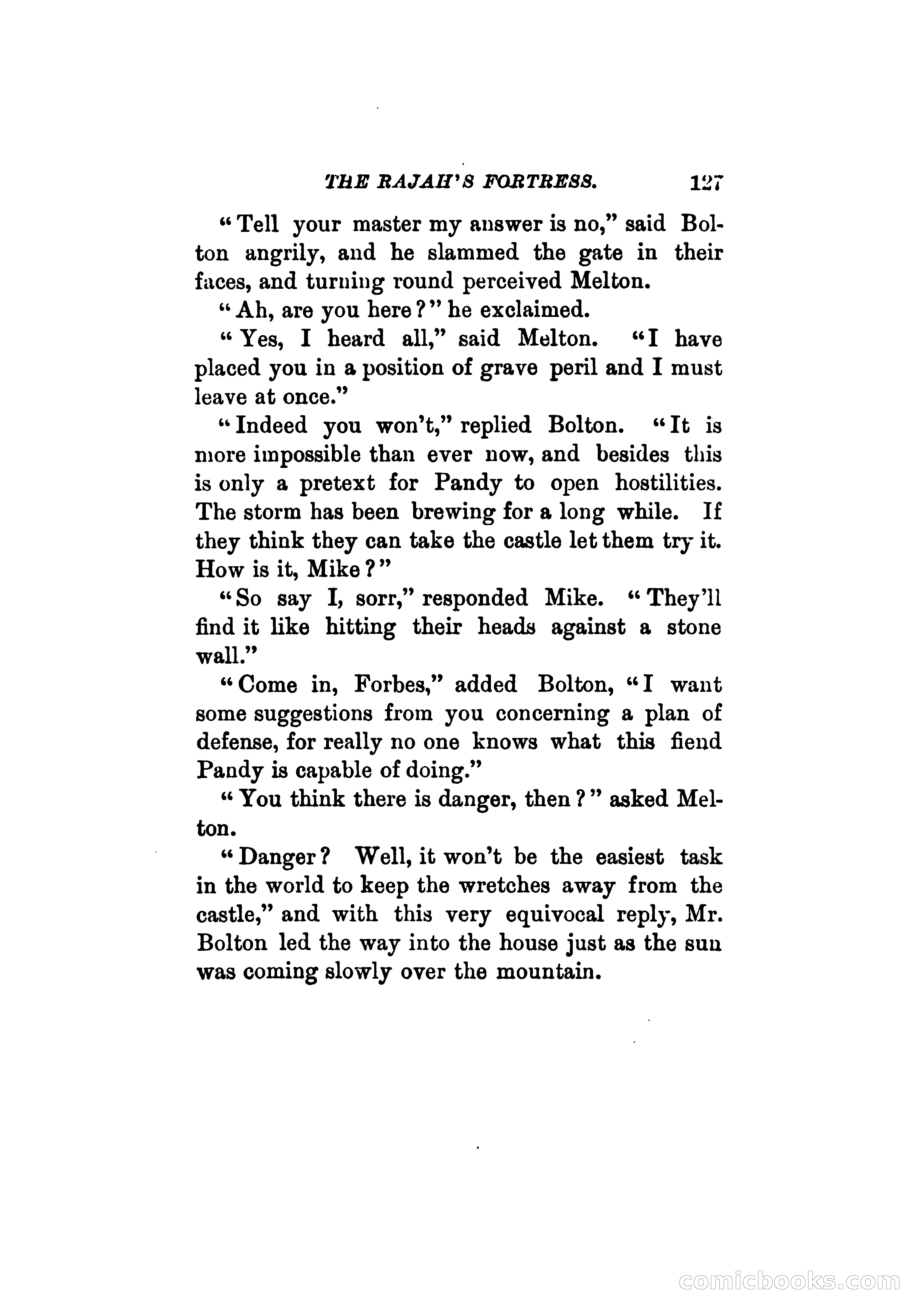 The Rajah's Fortress — page 136 of 337