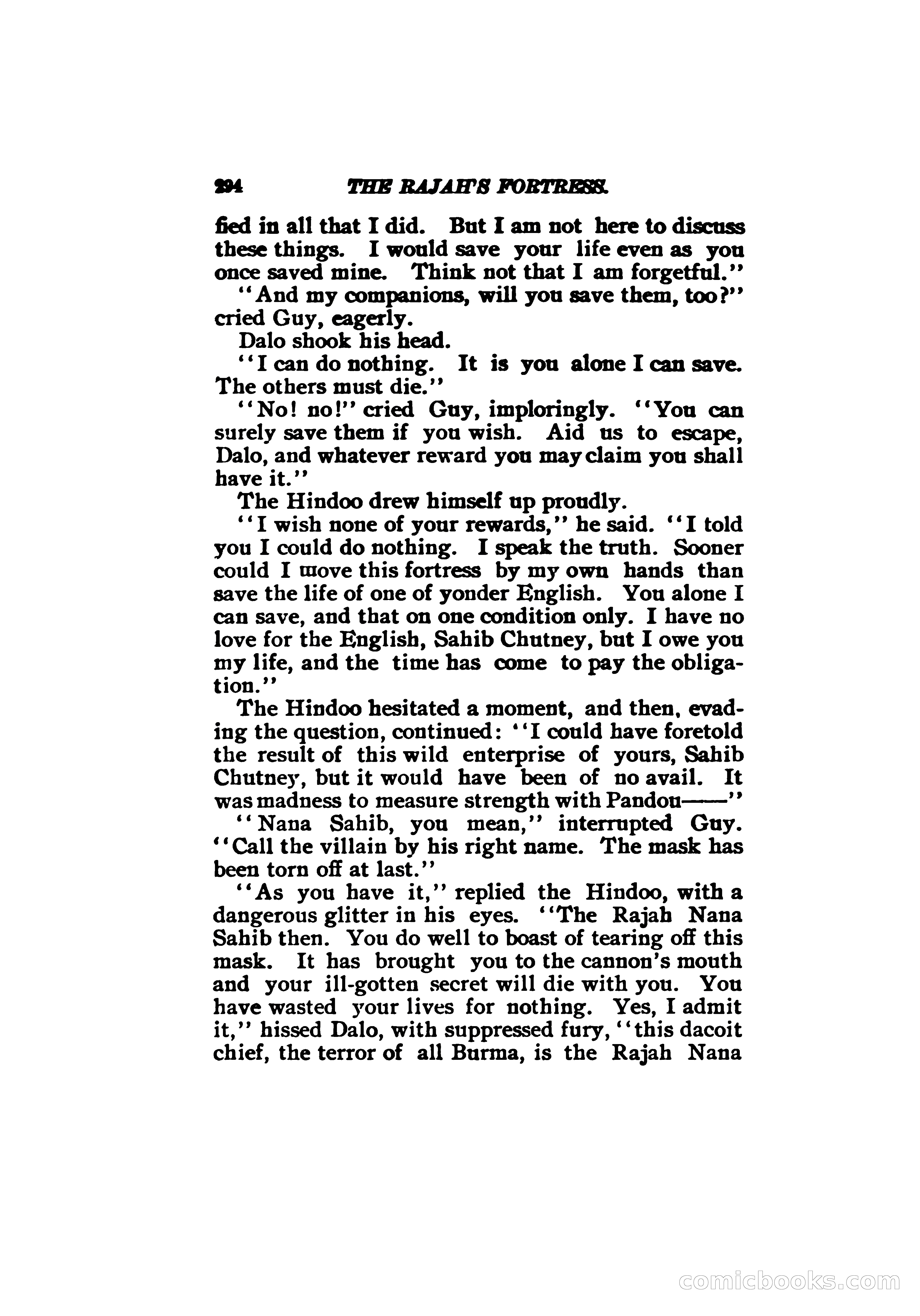 The Rajah's Fortress — page 309 of 337