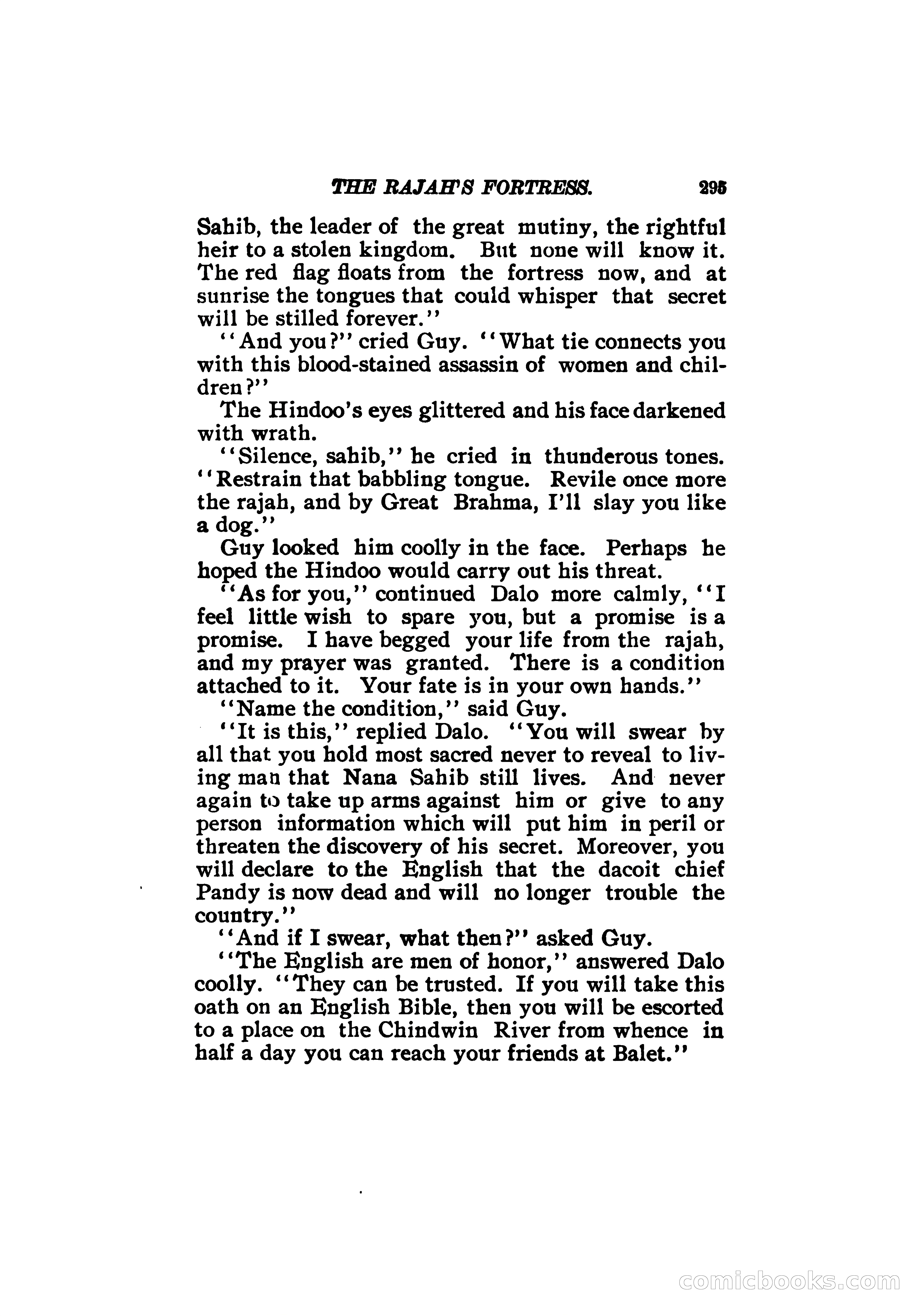 The Rajah's Fortress — page 310 of 337
