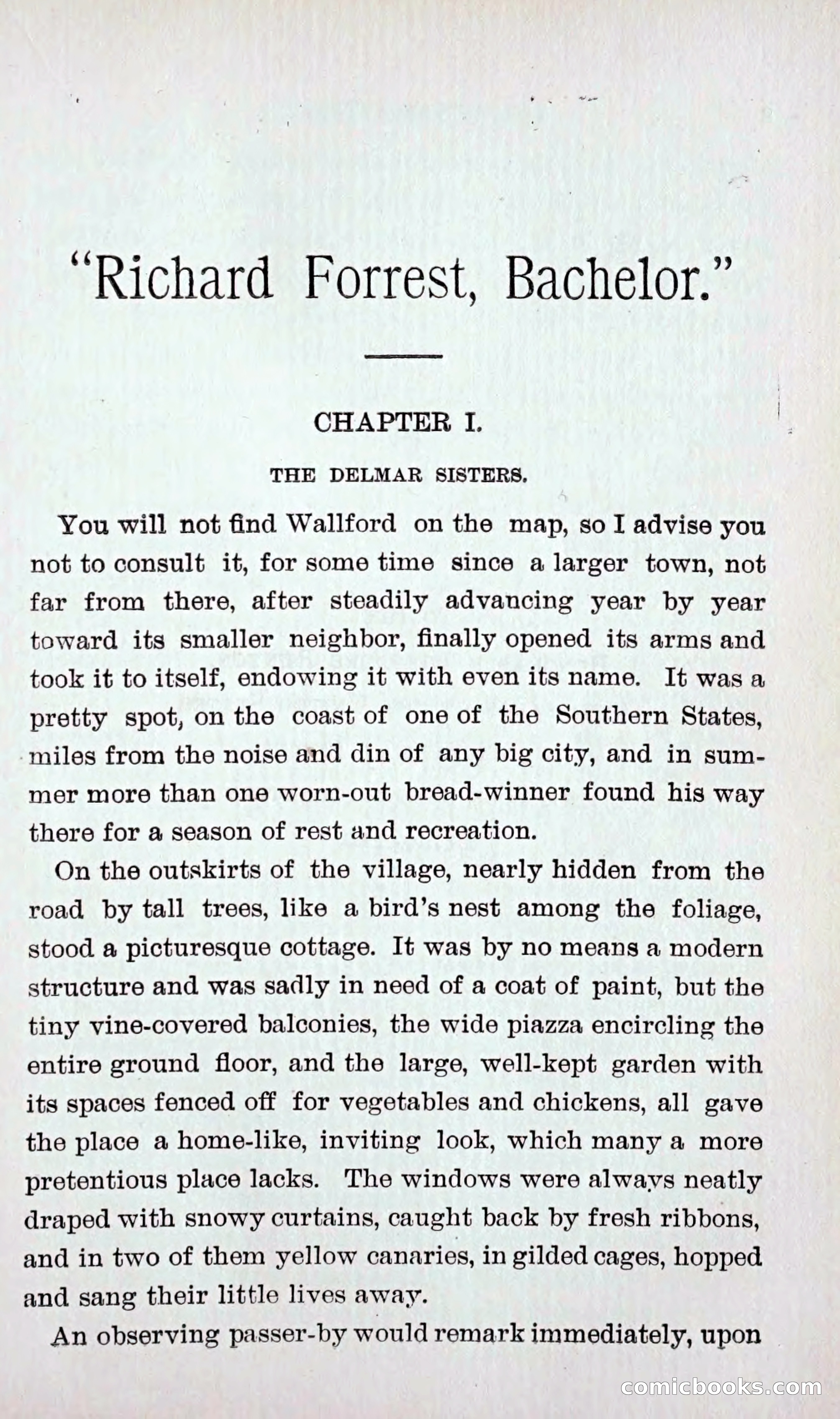 Richard Forrest, Bachelor — page 16 of 283