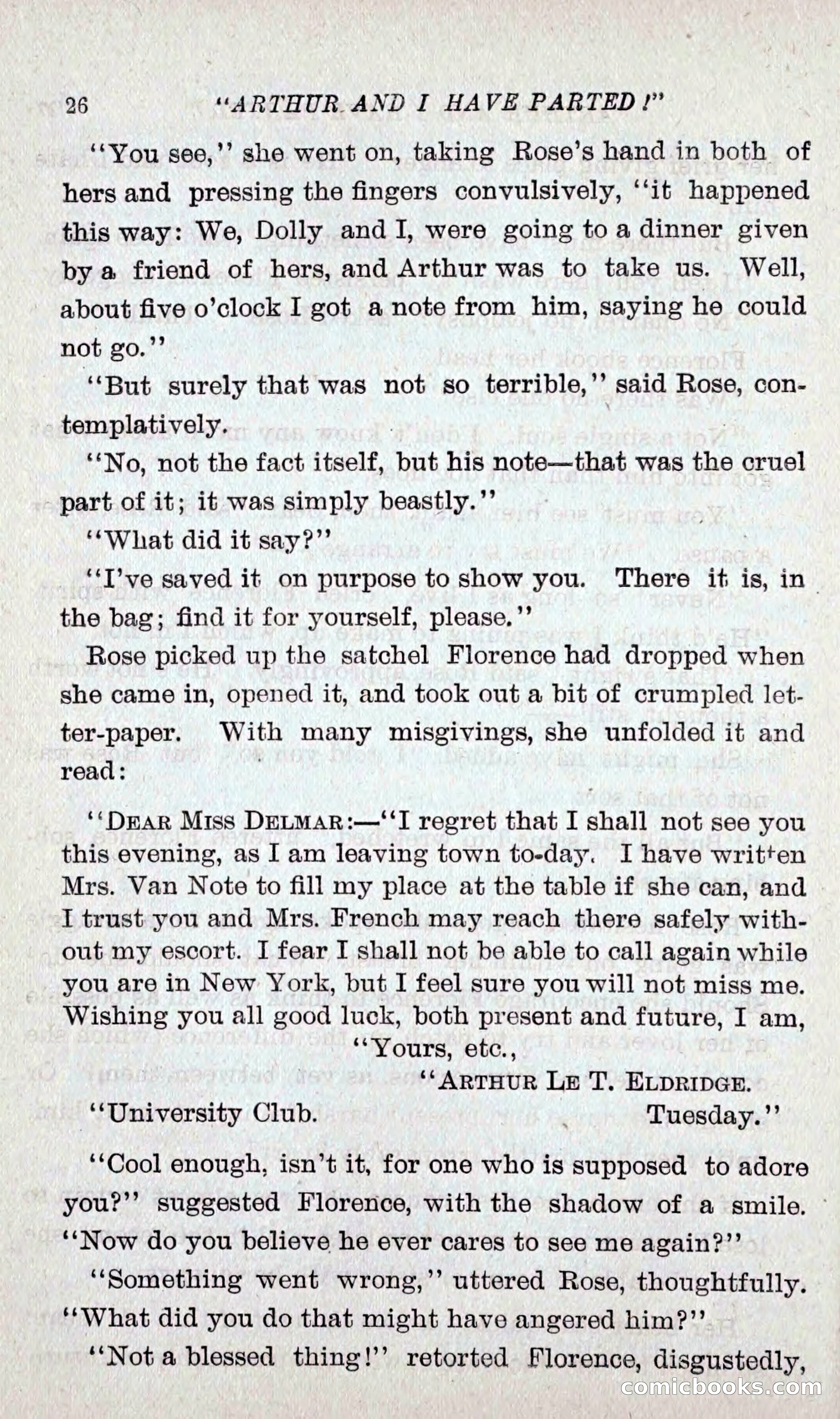 Richard Forrest, Bachelor — page 35 of 283